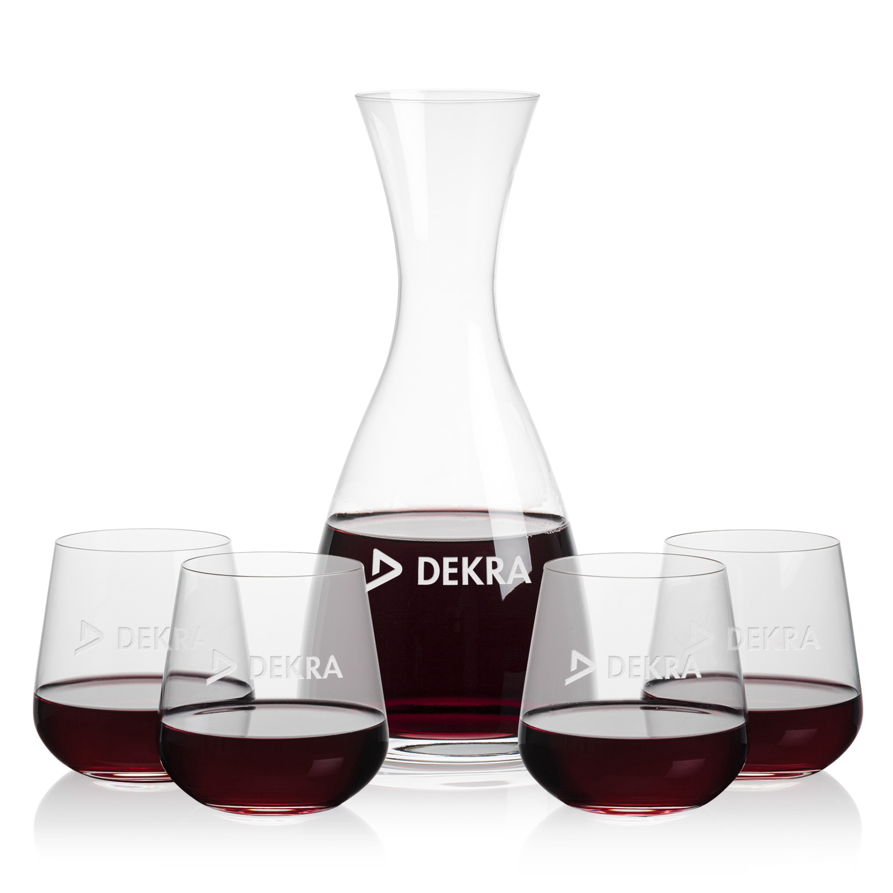 Carafe Stemless Set, Howden Wine Set, Carafe & 4 Stemless