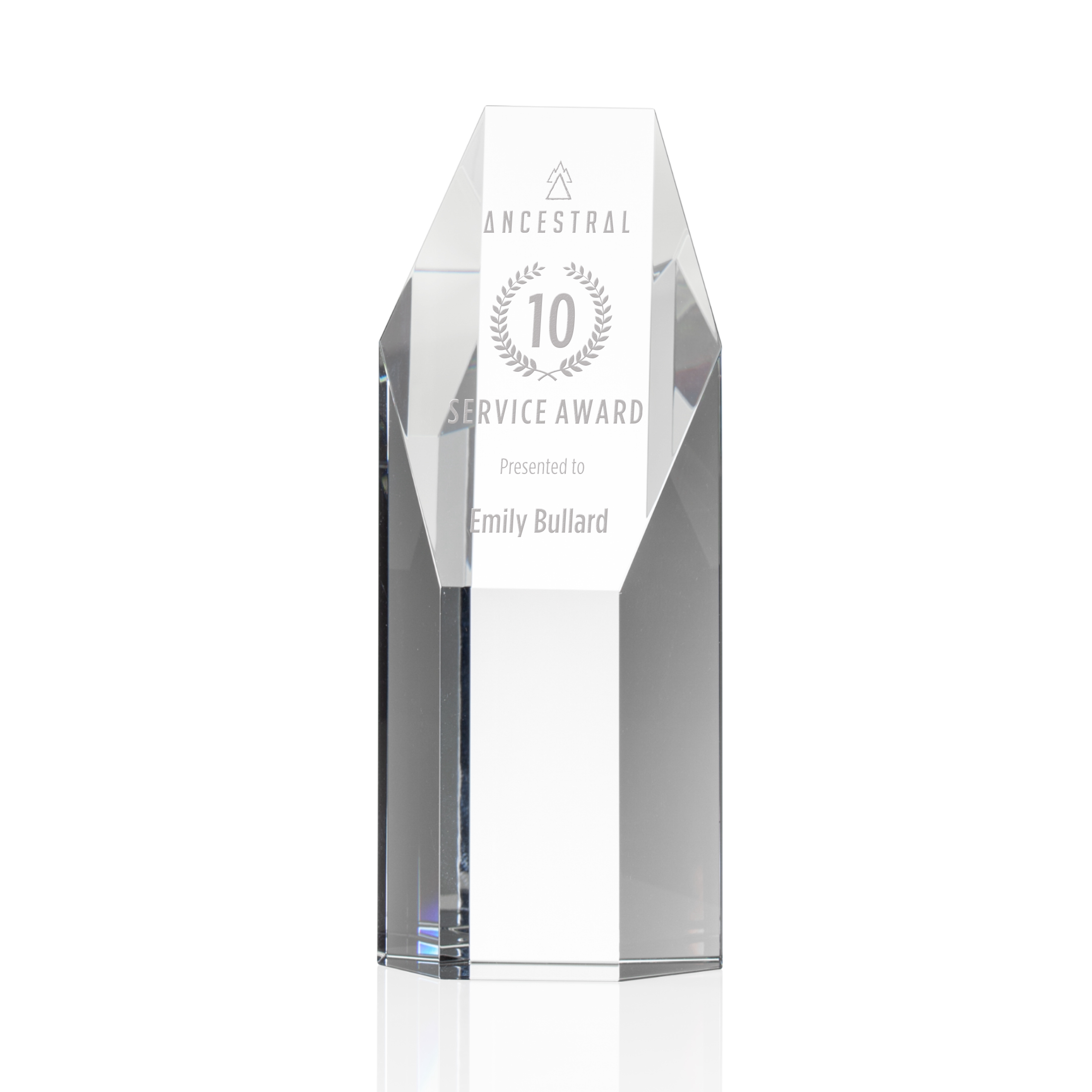 Deep Etch, No Base, 3" x 7.5" x 2.5"