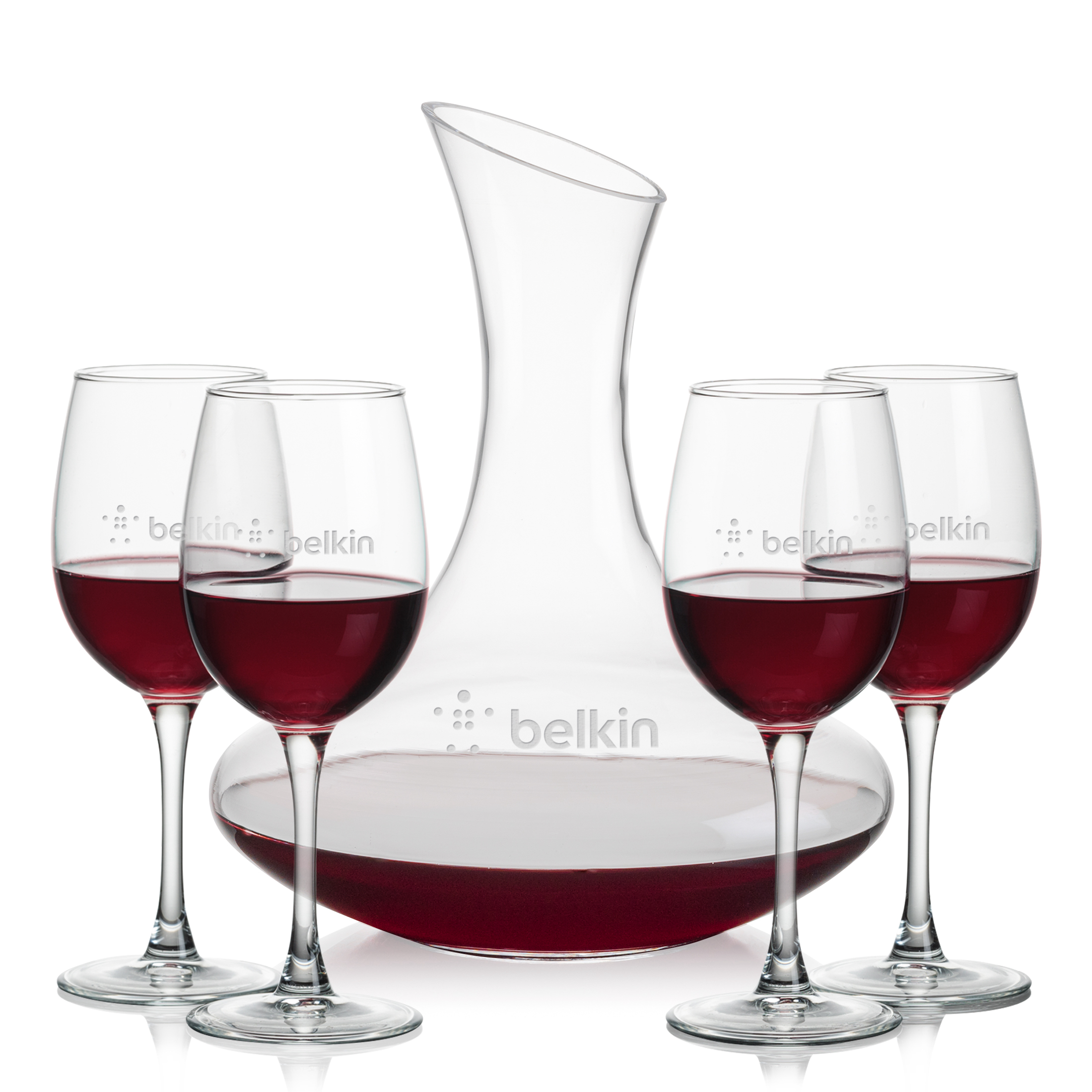 Carafe Stemmed Set, Connoisseur Set, Carafe & 4 Wine