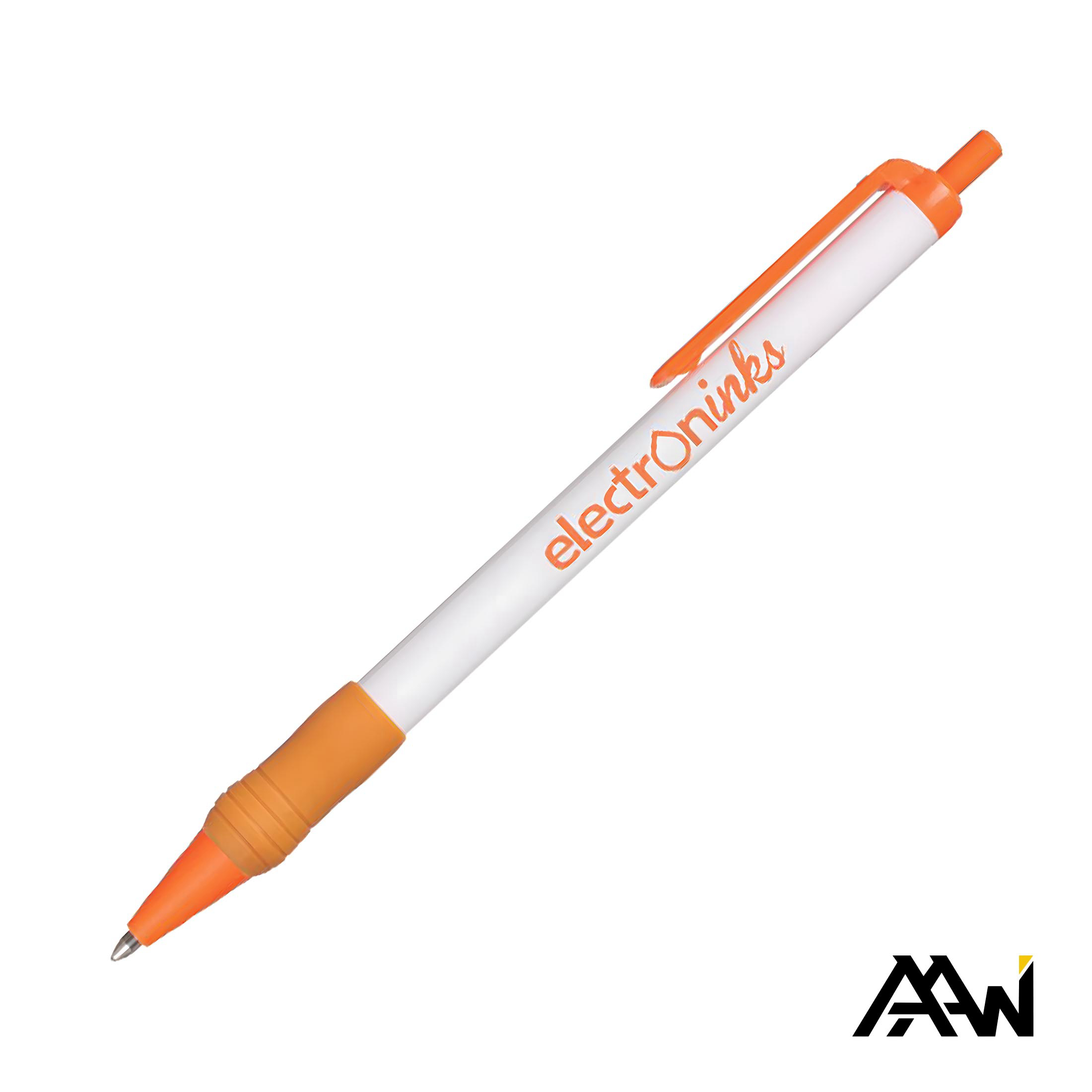 1 Color, 1 Location Imprint, White / Orange