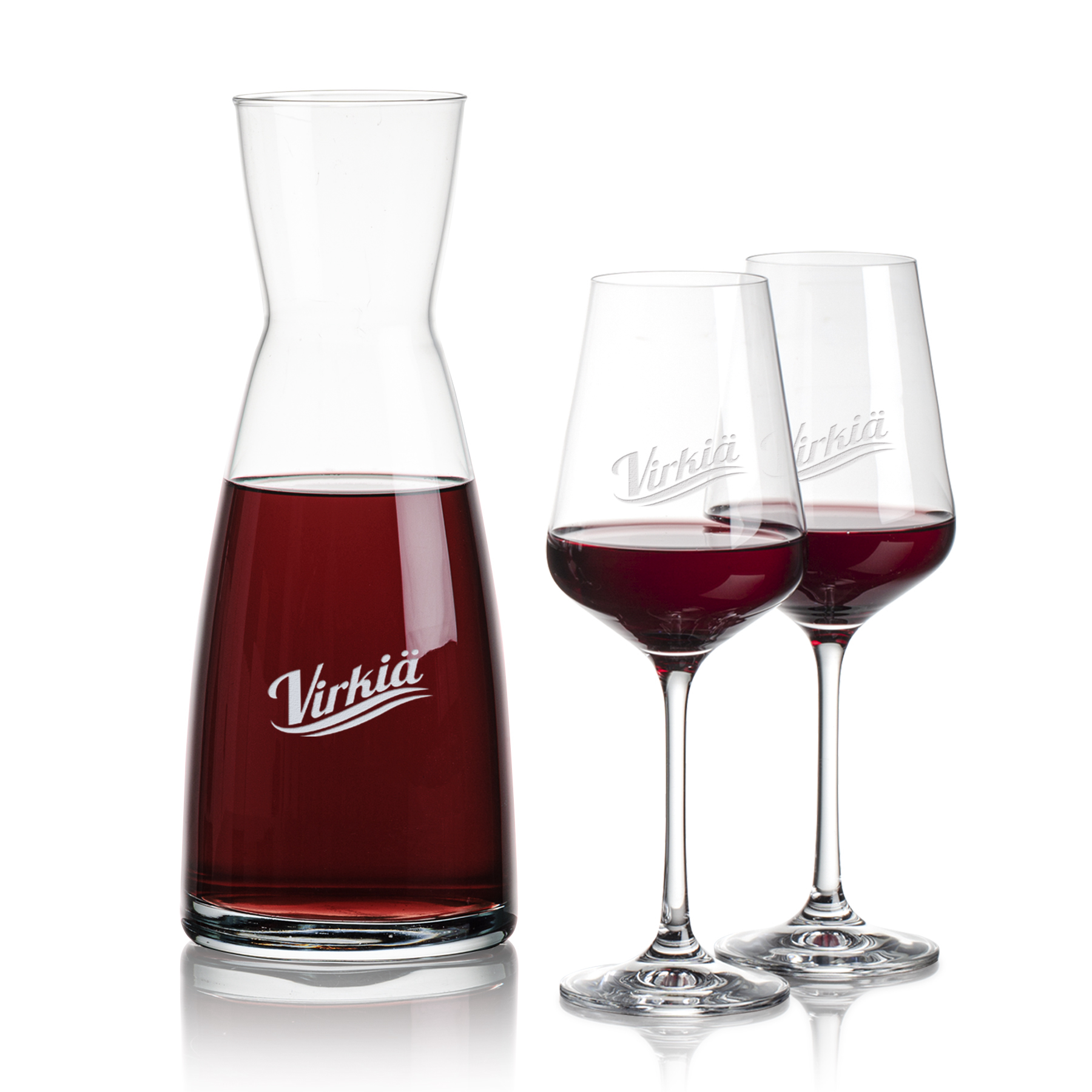 Carafe Stemmed Set, Breckland Set, Carafe & 2 Wine