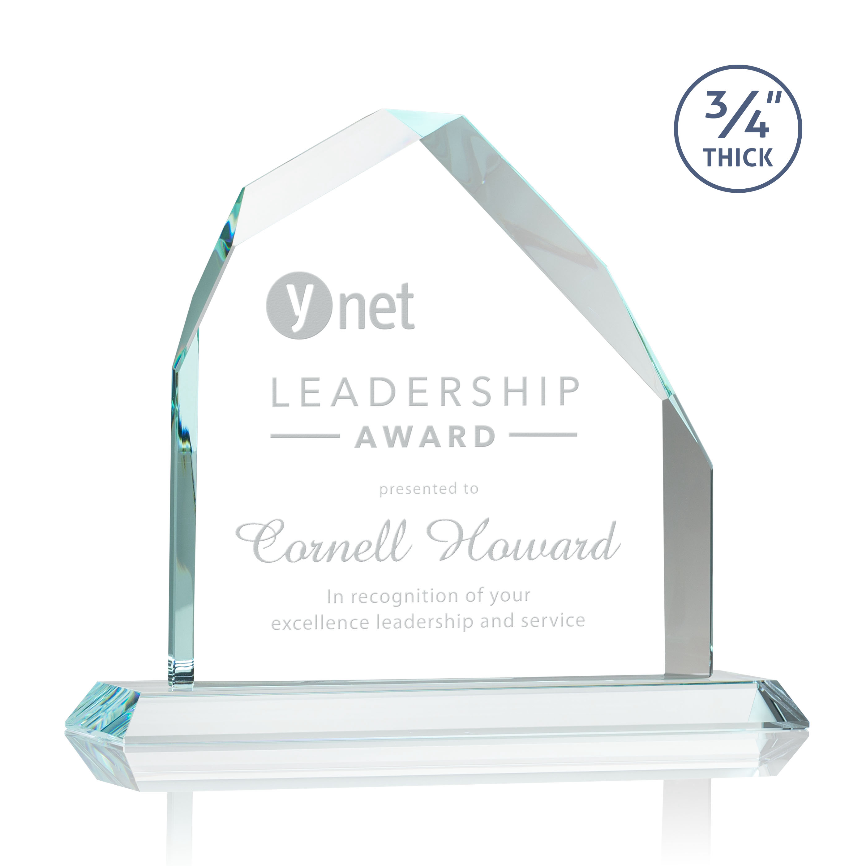 Deep Etch, Clear, 10" x 8.75"