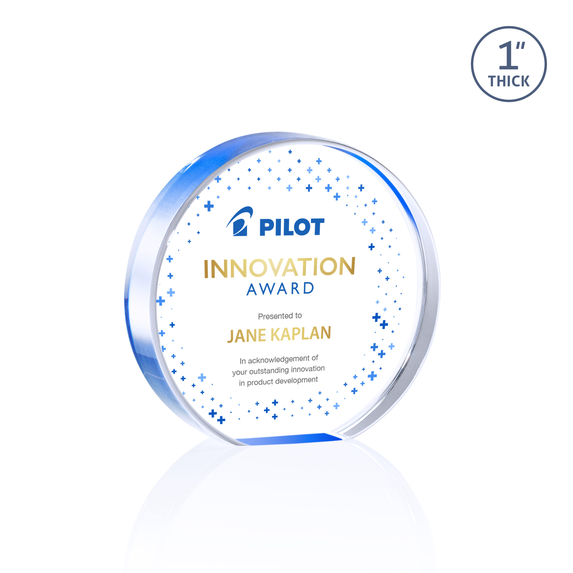 Narita Circle VividPrint™ Award - Blue 30