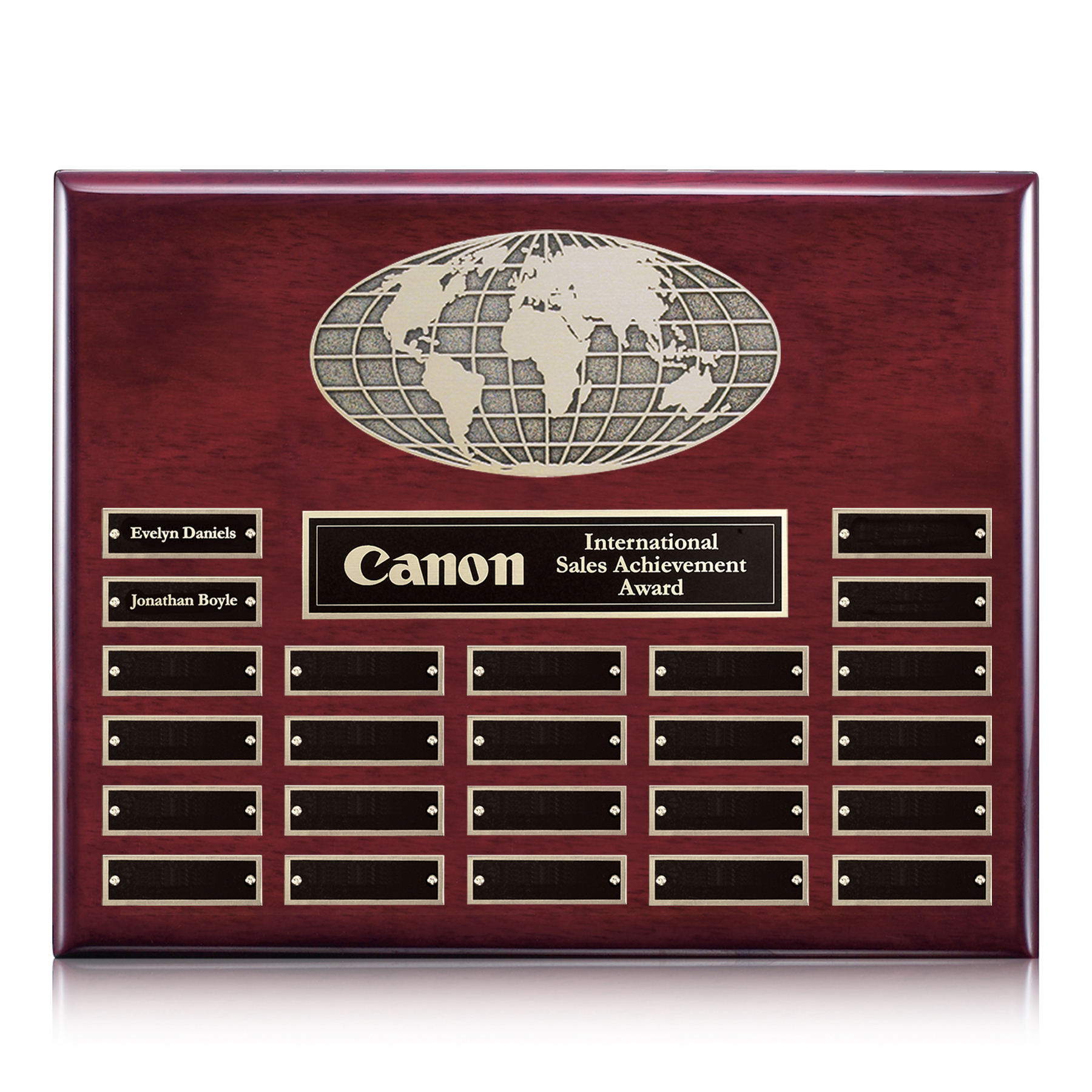 World (Horiz) Perpetual - Rosewood Finish 9