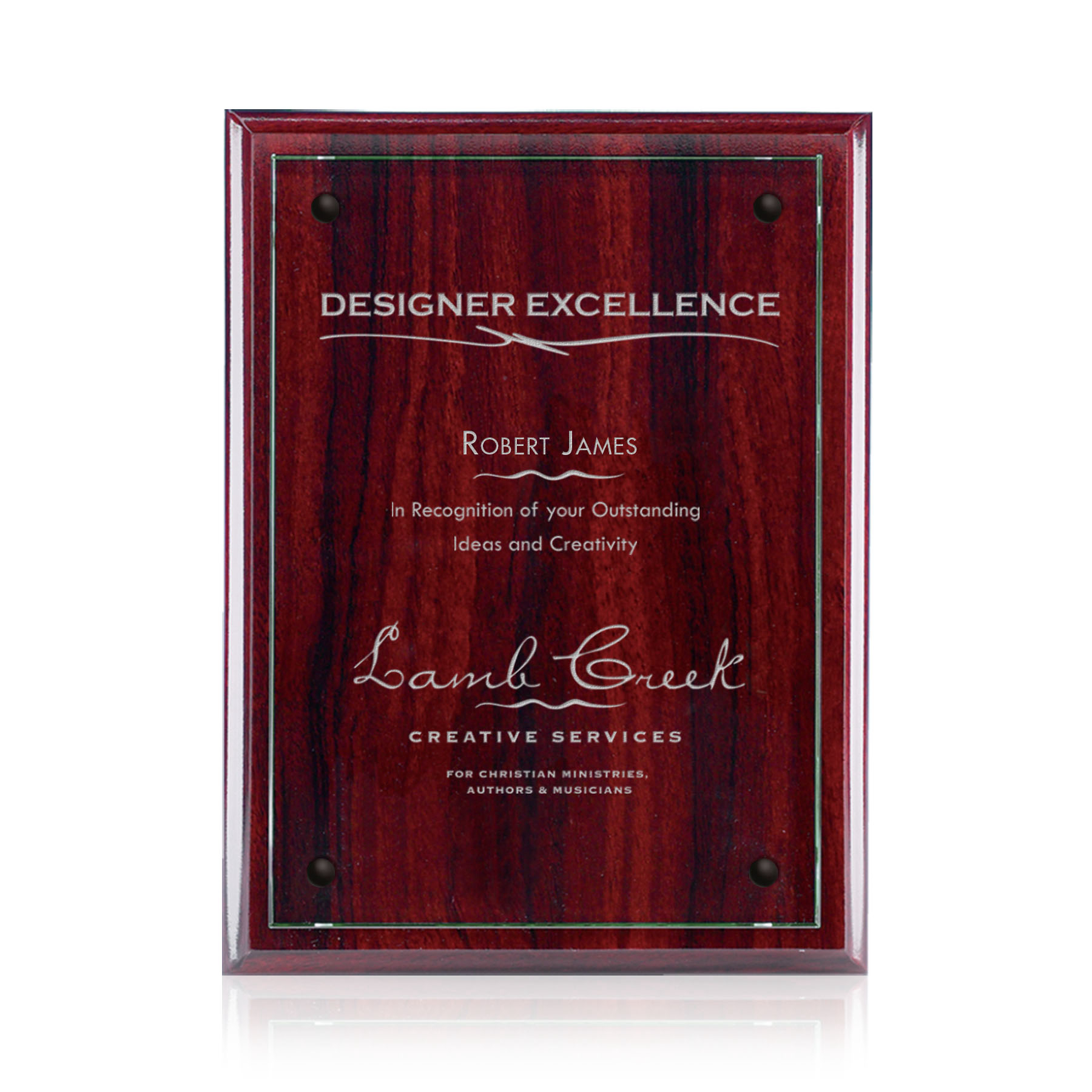 Jade, Rosewood, Rosewood 9" x 12"