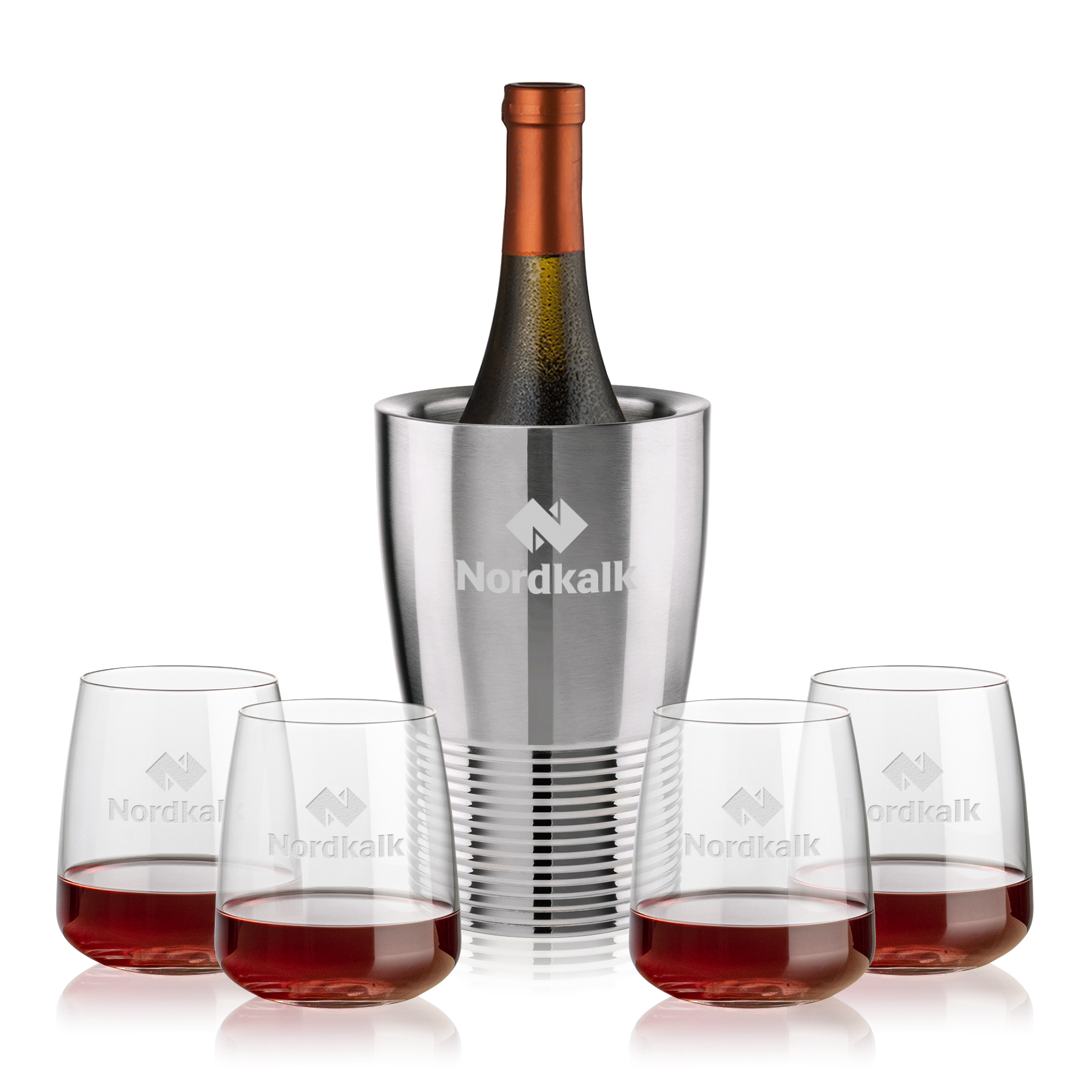 Wine Cooler Stemless Set, Dunhill Set, Set of 5