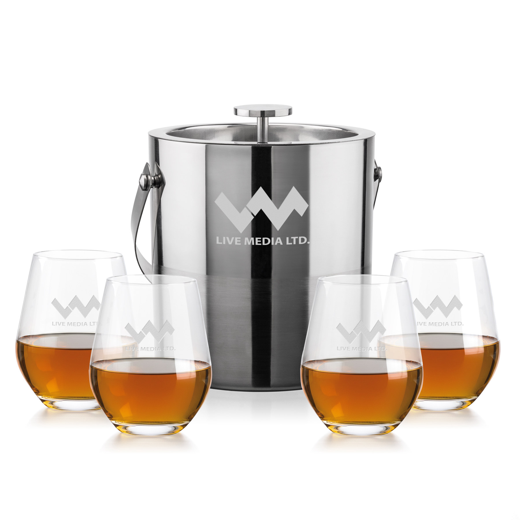 Ice Bucket OTR Set, Graydon Set, Set of 5