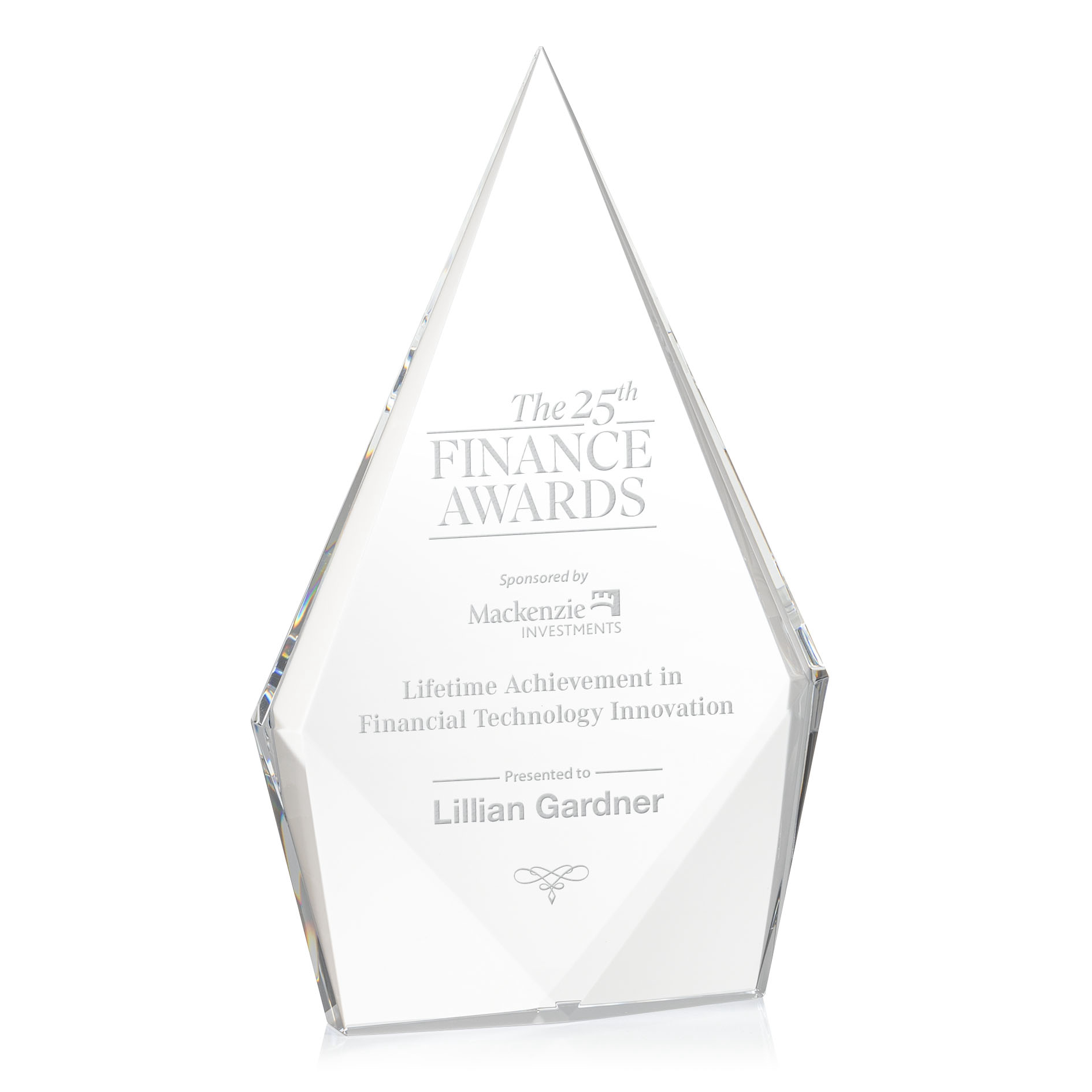 Deep Etch, No Base, Clear, 5.5" x 9" x 1.25"