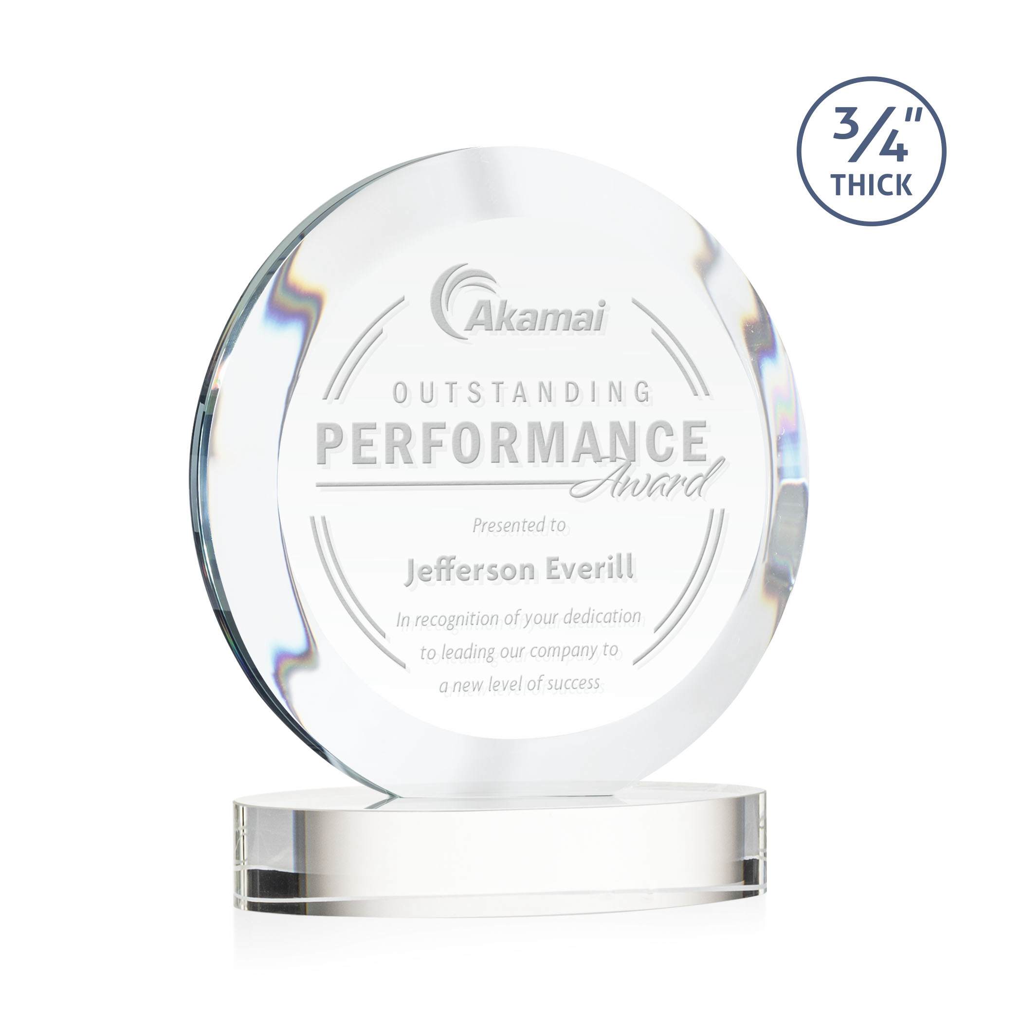 Gibralter Award on Alberton Base - Clear 8