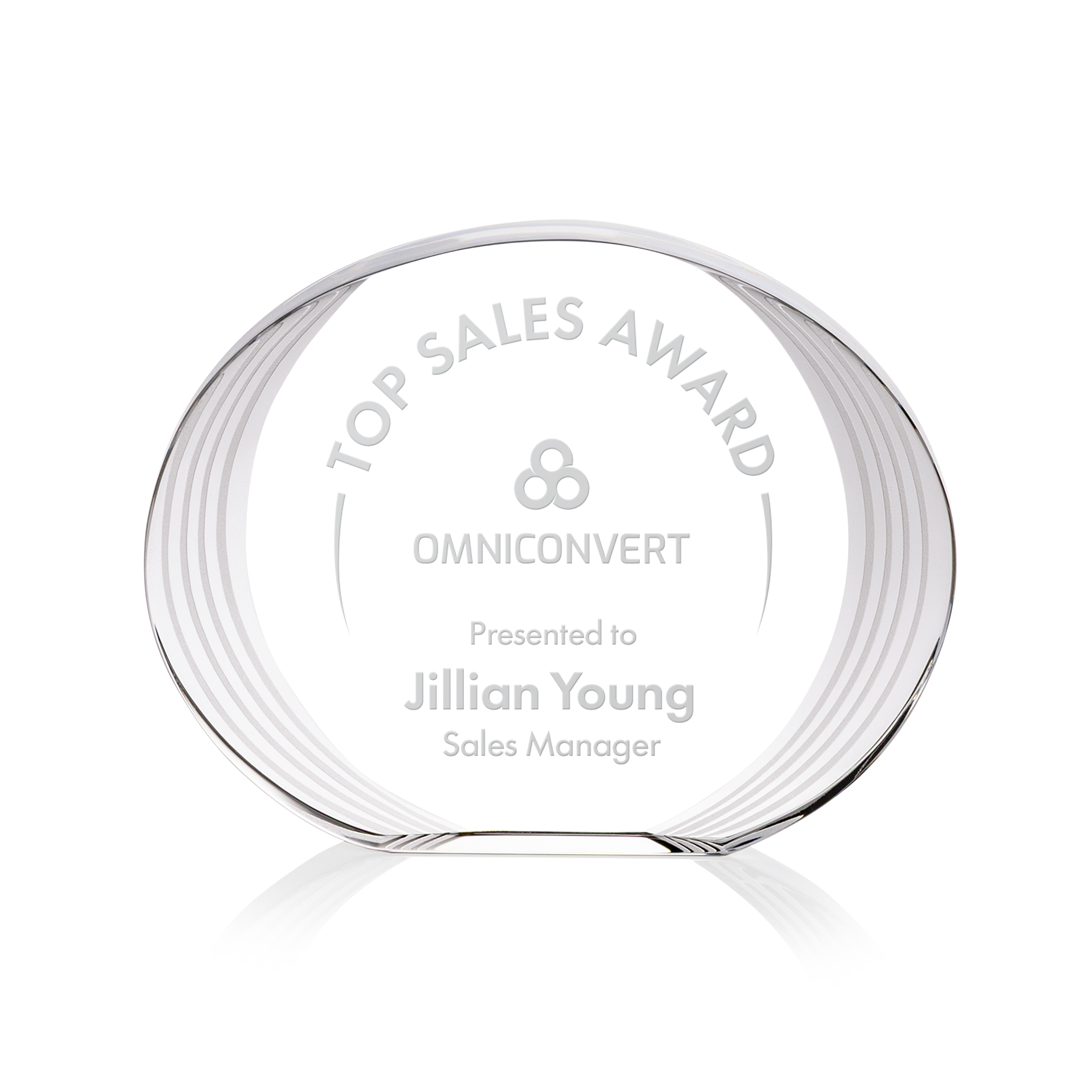 Deep Etch, No Base, 6.5" x 5" x 1"