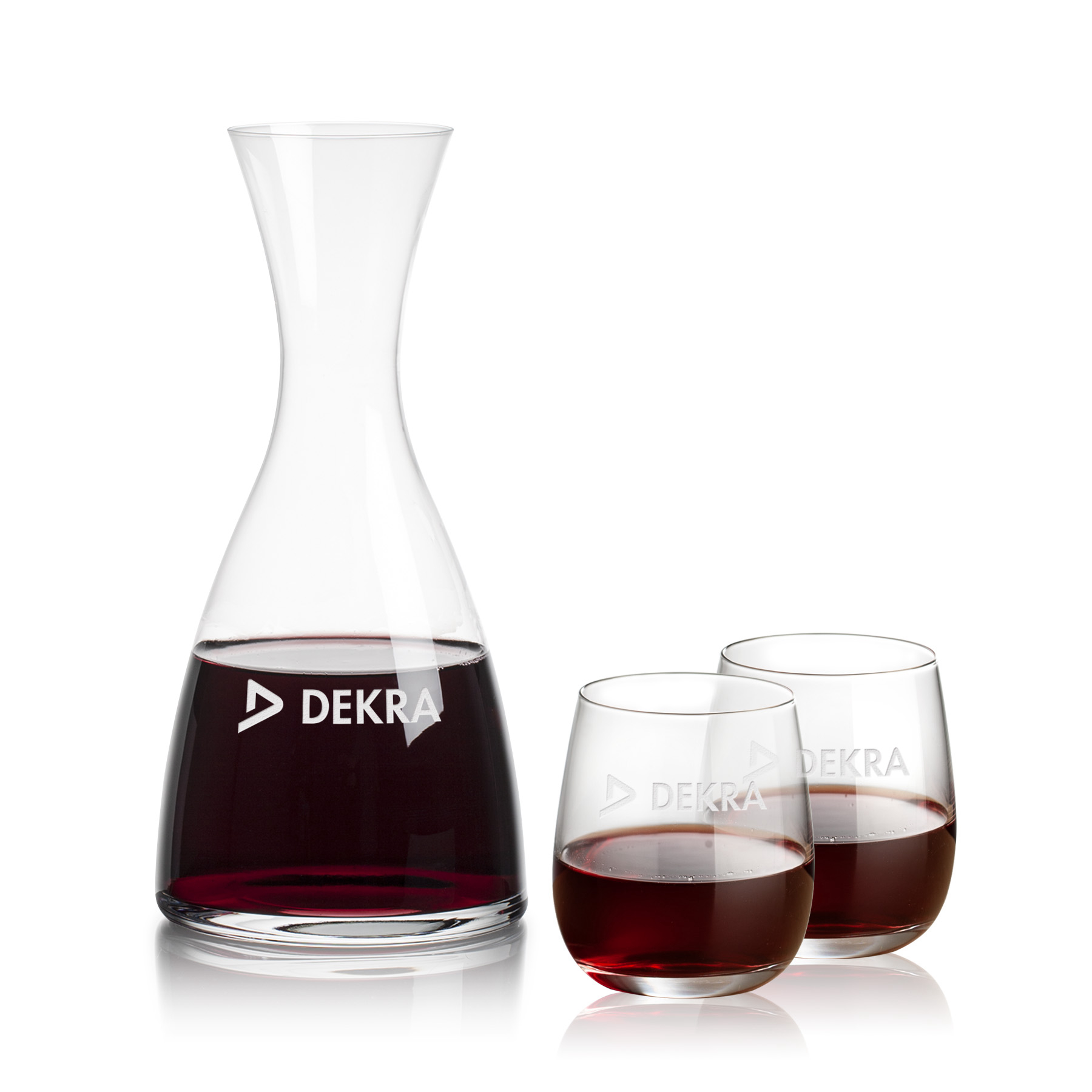 Carafe Stemless Set, Crestview Wine Set, Carafe & 2 Stemless