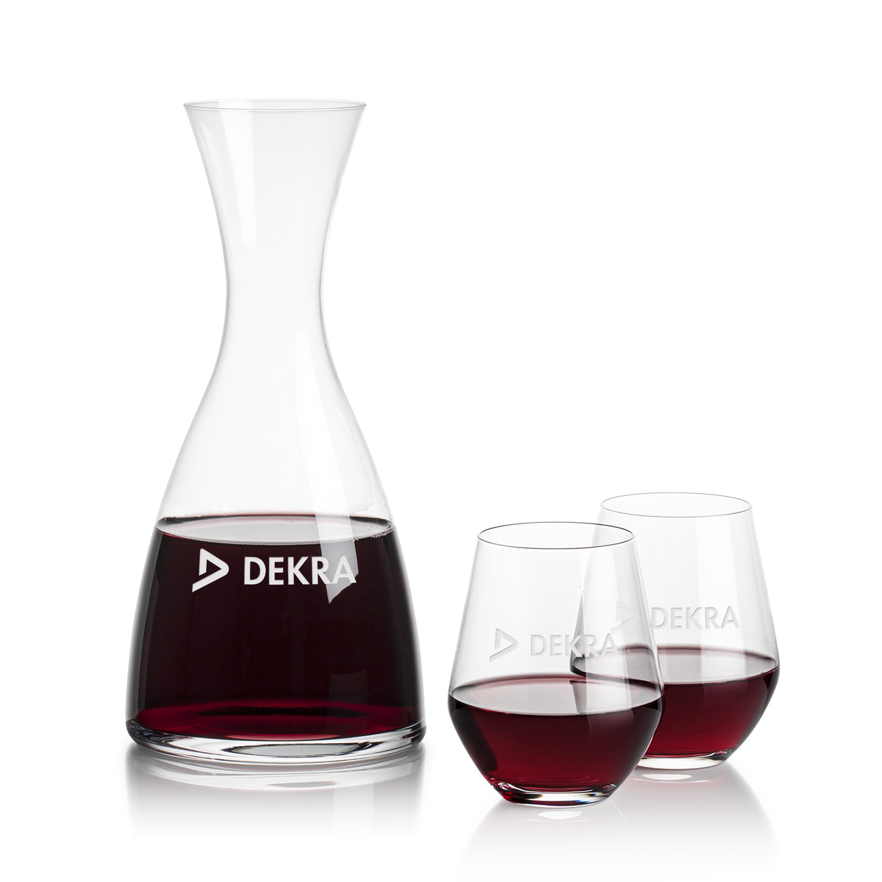 Carafe Stemless Set, Reina Wine Set, Carafe & 2 Stemless