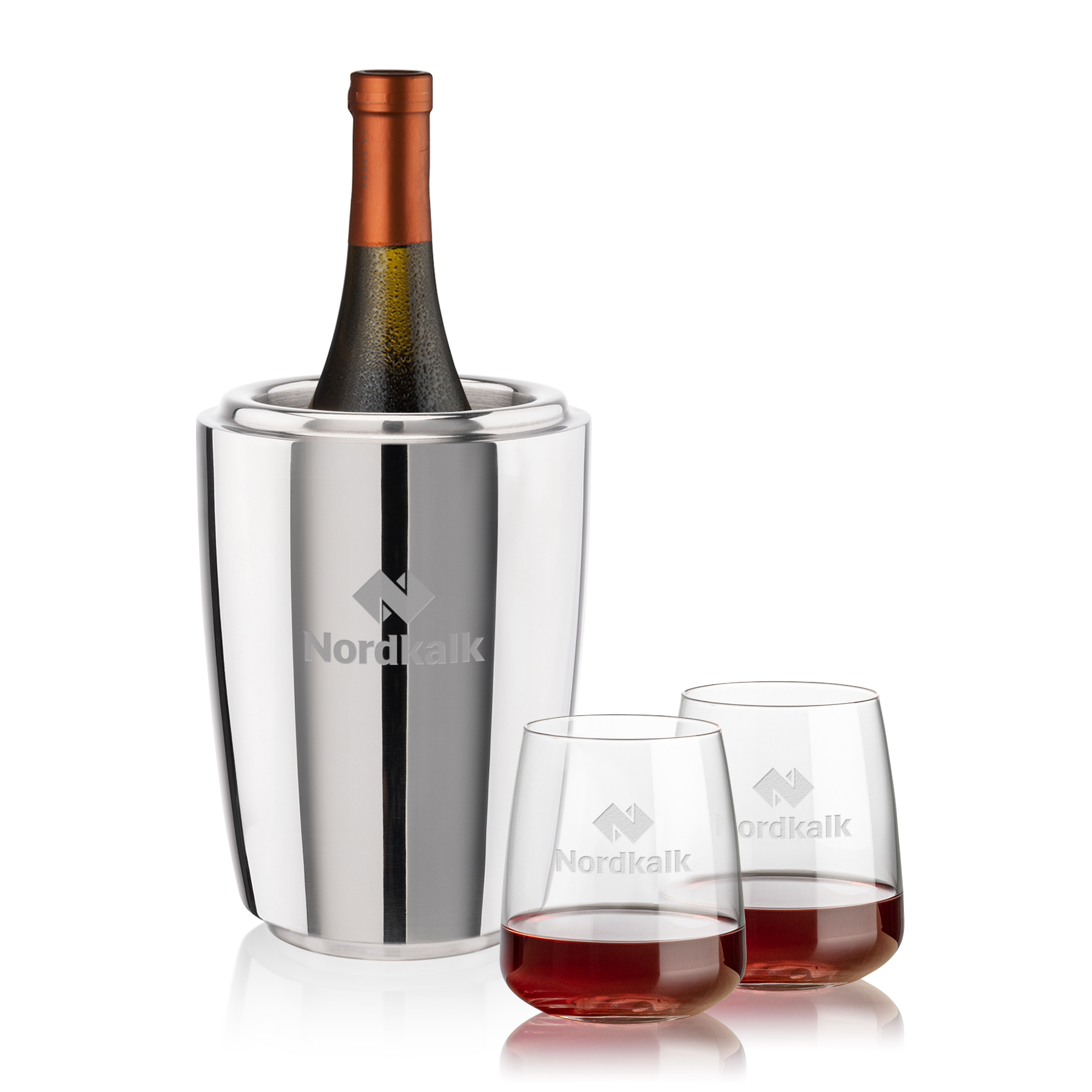 Wine Cooler Stemless Set, Dunhill Set, Set of 3