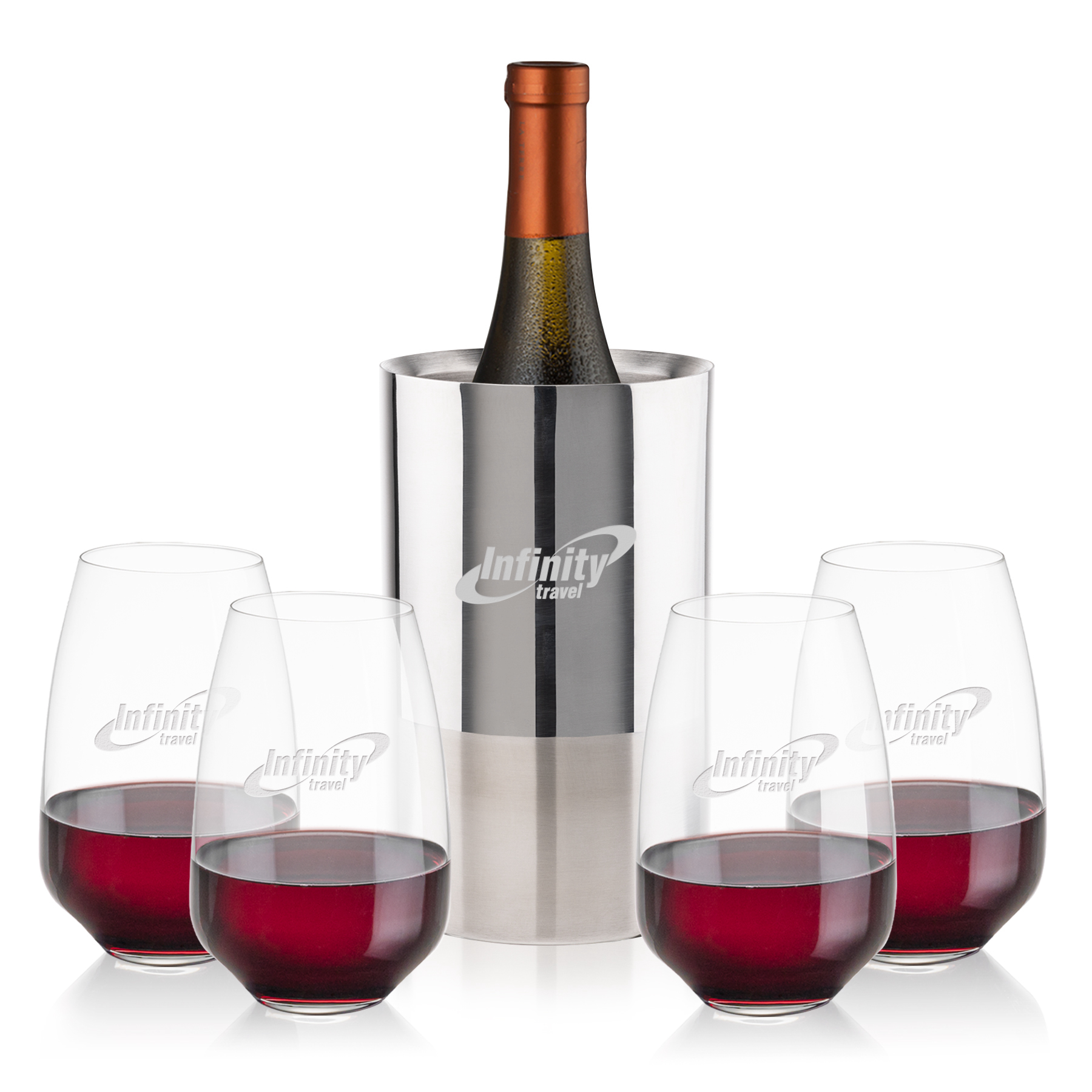 Wine Cooler Stemless Set, Oldham Set, Set of 5