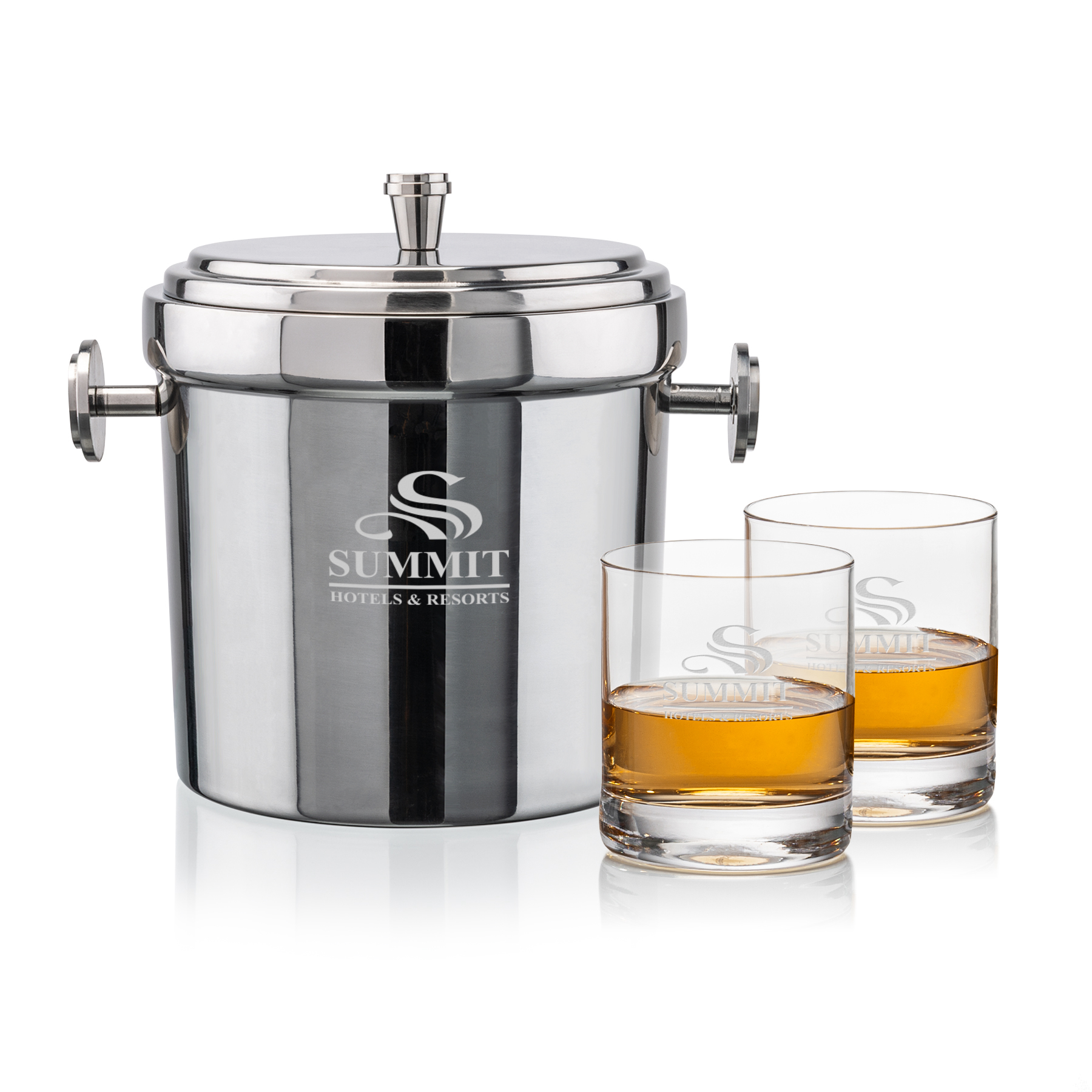 Ice Bucket OTR Set, Dresden Set, Set of 3