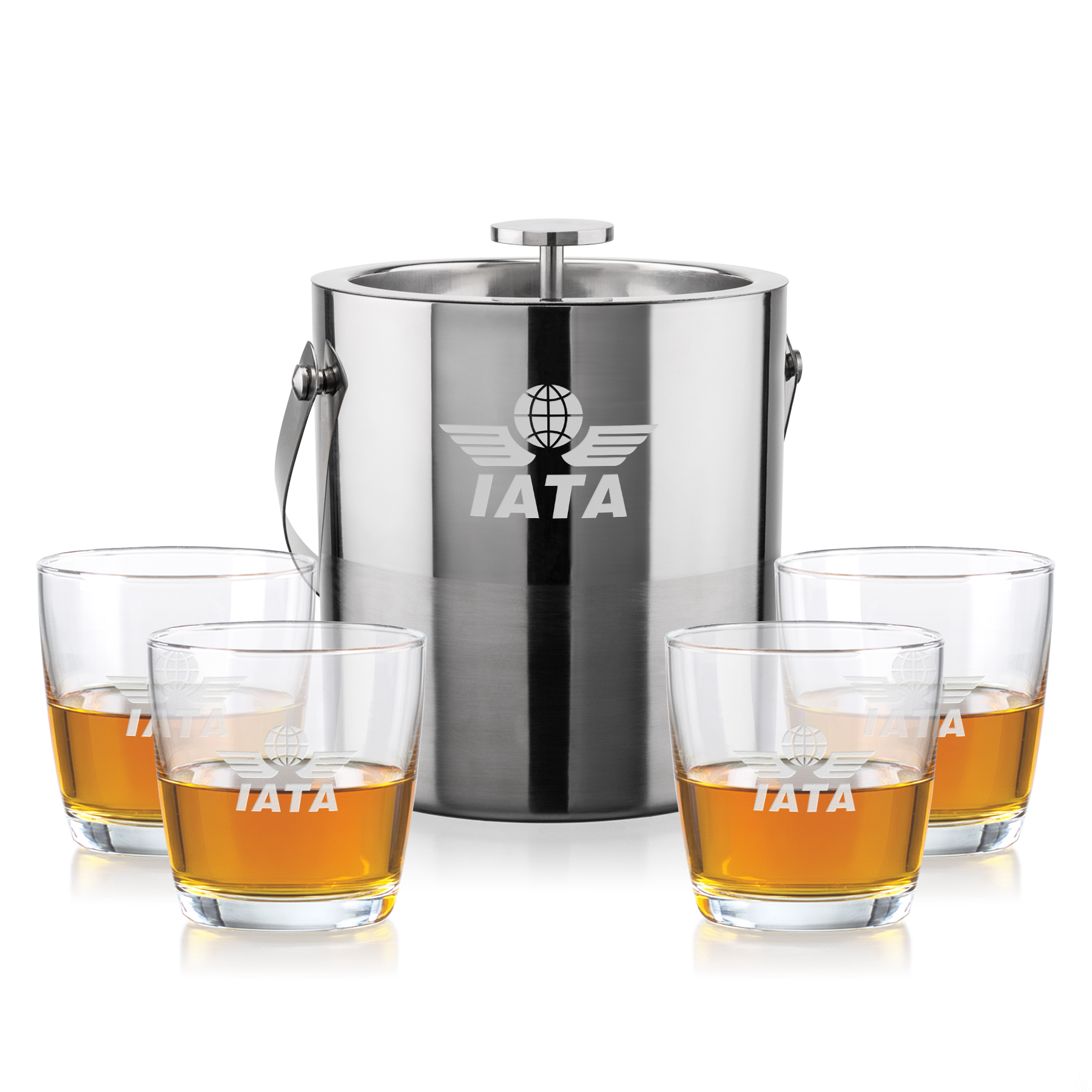 Ice Bucket OTR Set, Carberry Set, Set of 5