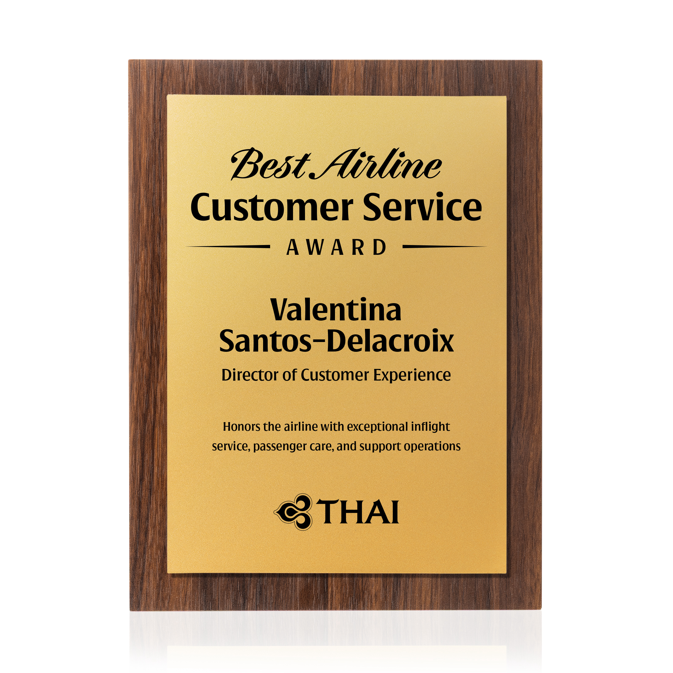 1 Color, 1 Location Imprint, Gold, 9" x 12"