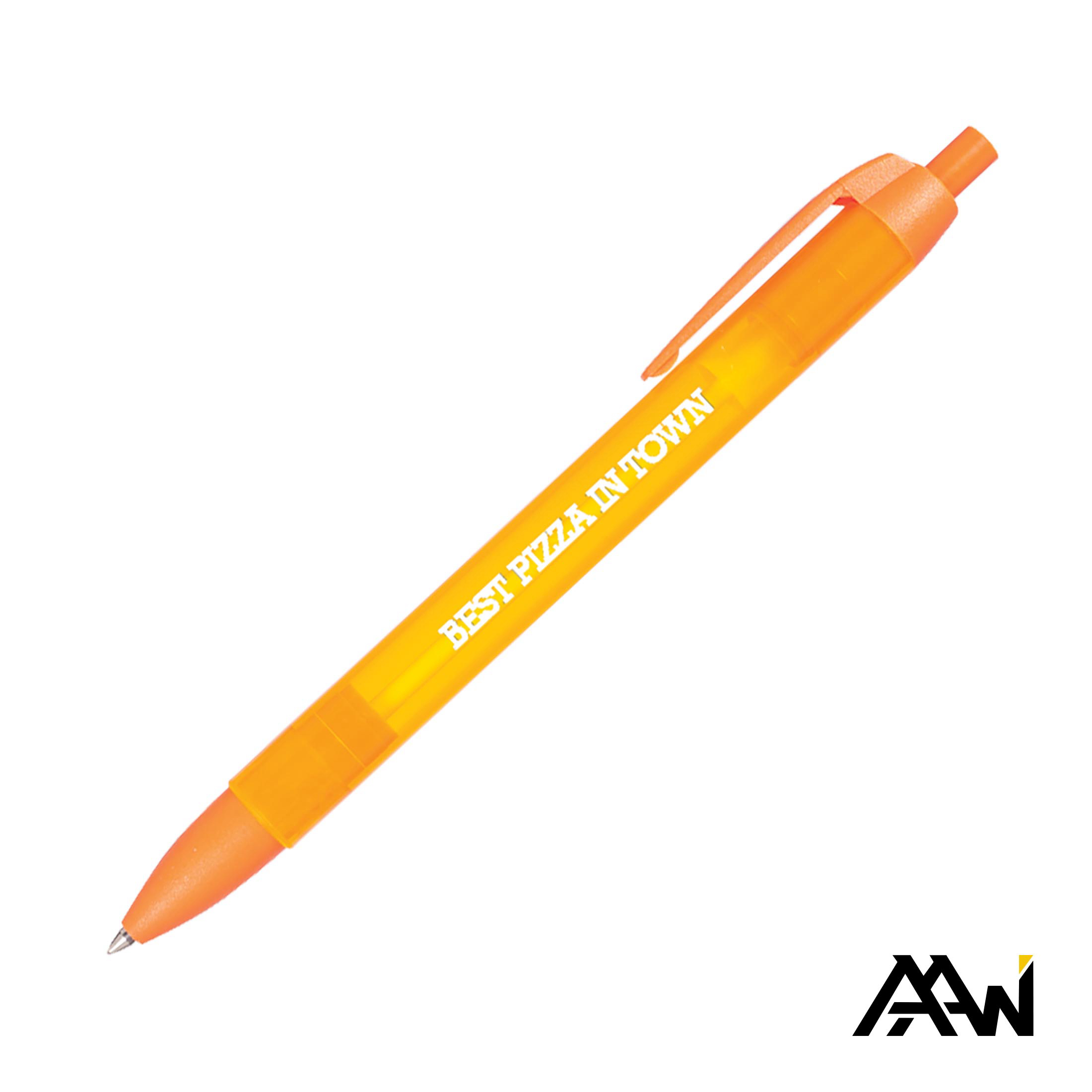 Translucent Barrel, 1 Color, 1 Location Imprint, Orange