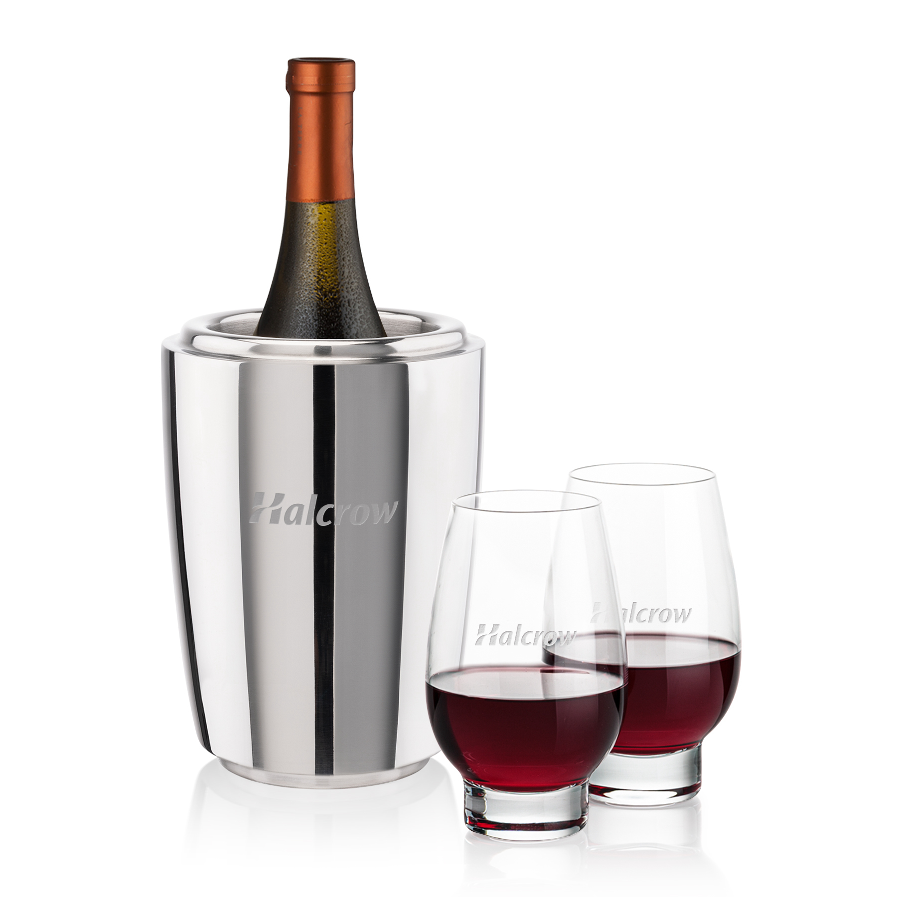Wine Cooler Stemless Set, Glenarden Set, Set of 3