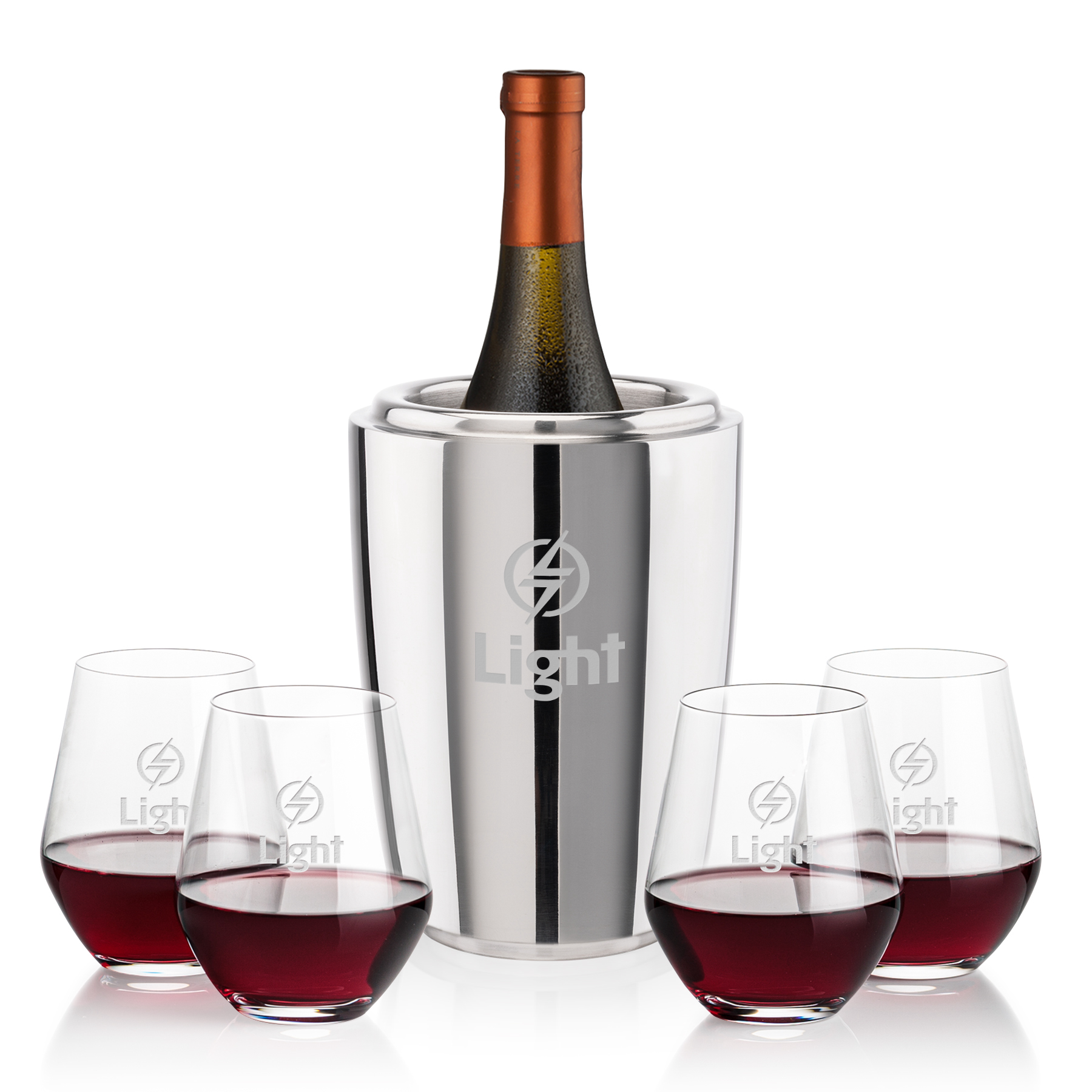 Wine Cooler Stemless Set, Reina Set