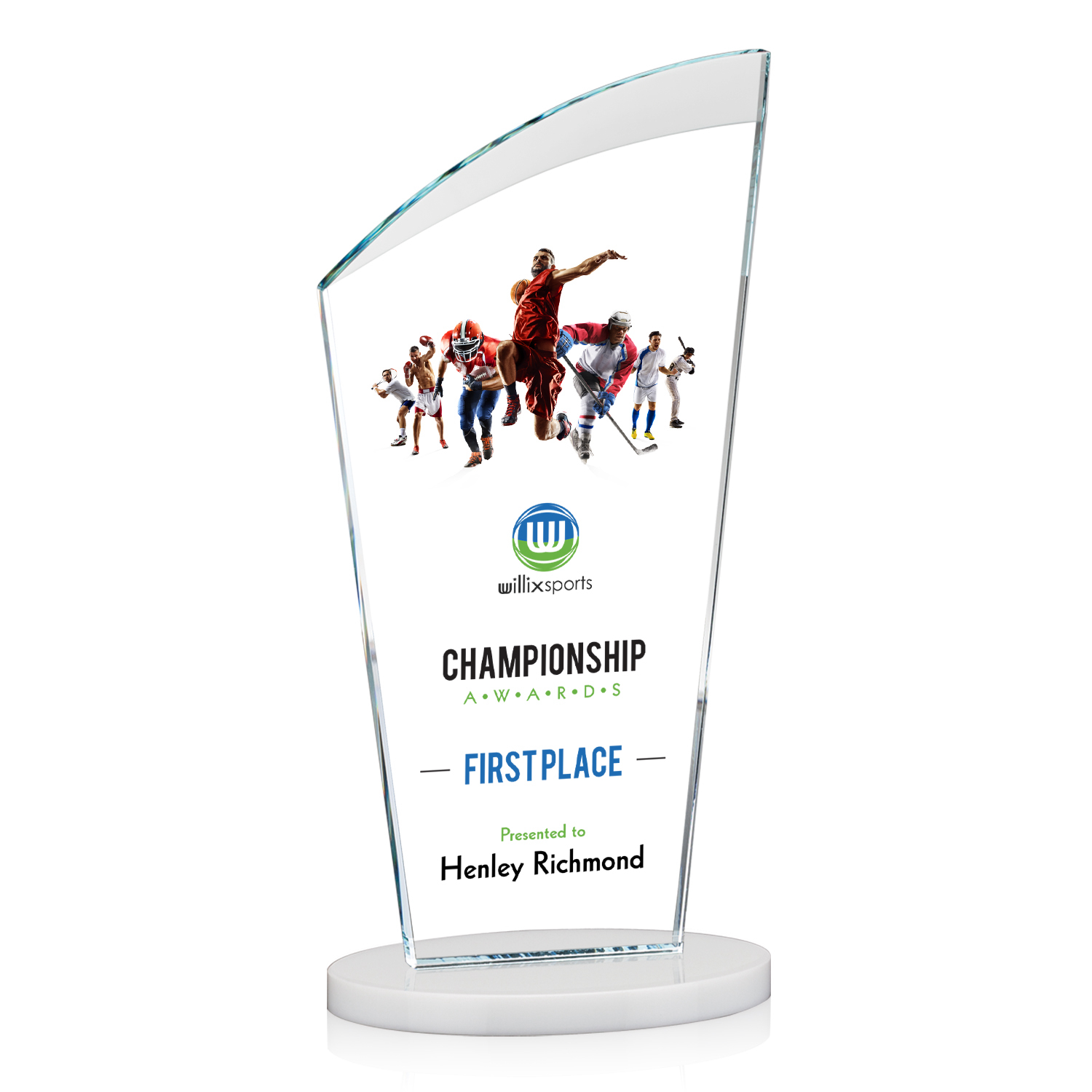 Tomkins VividPrint™ Award - White 2