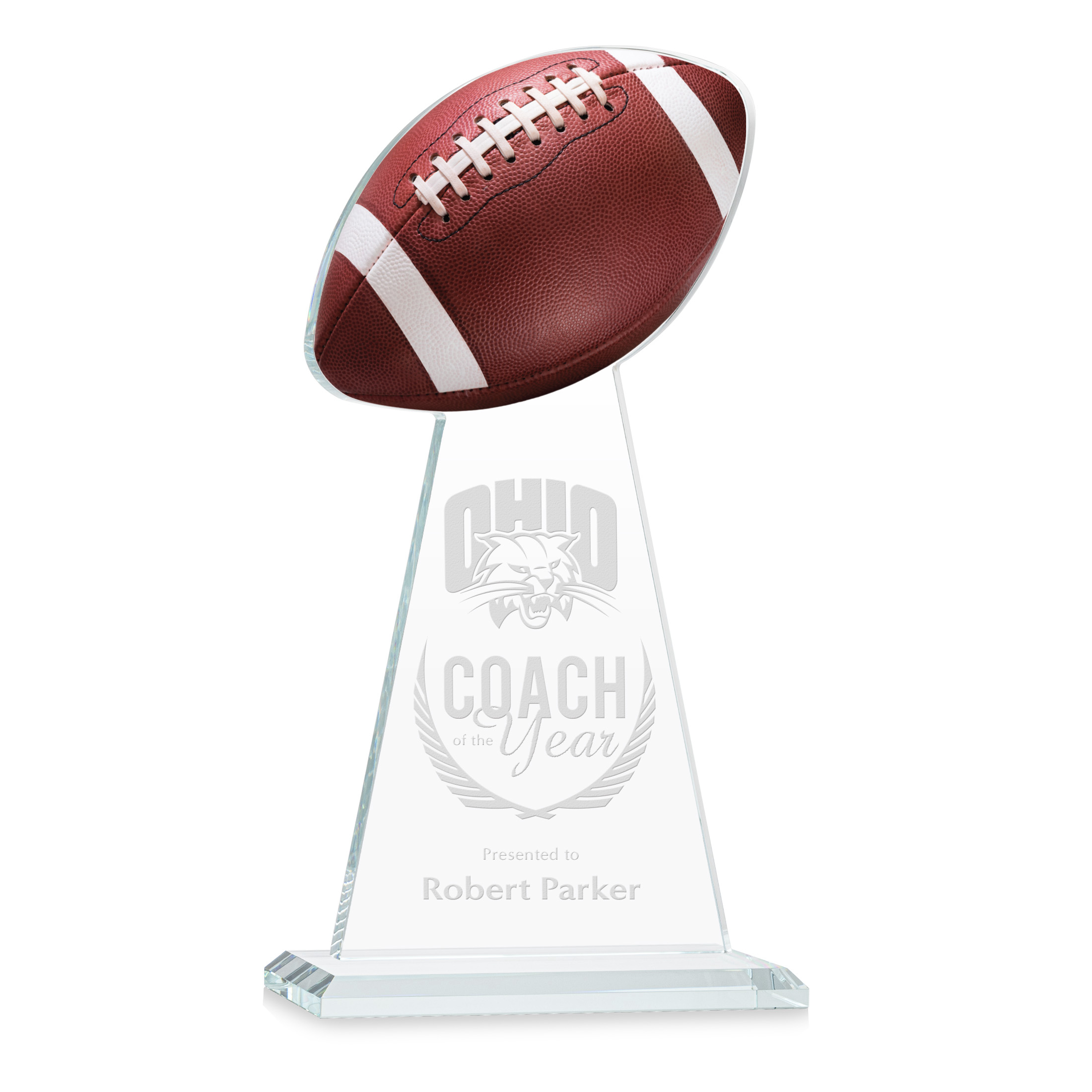 Deep Etch, Clear, 6" x 11.5" x 3"