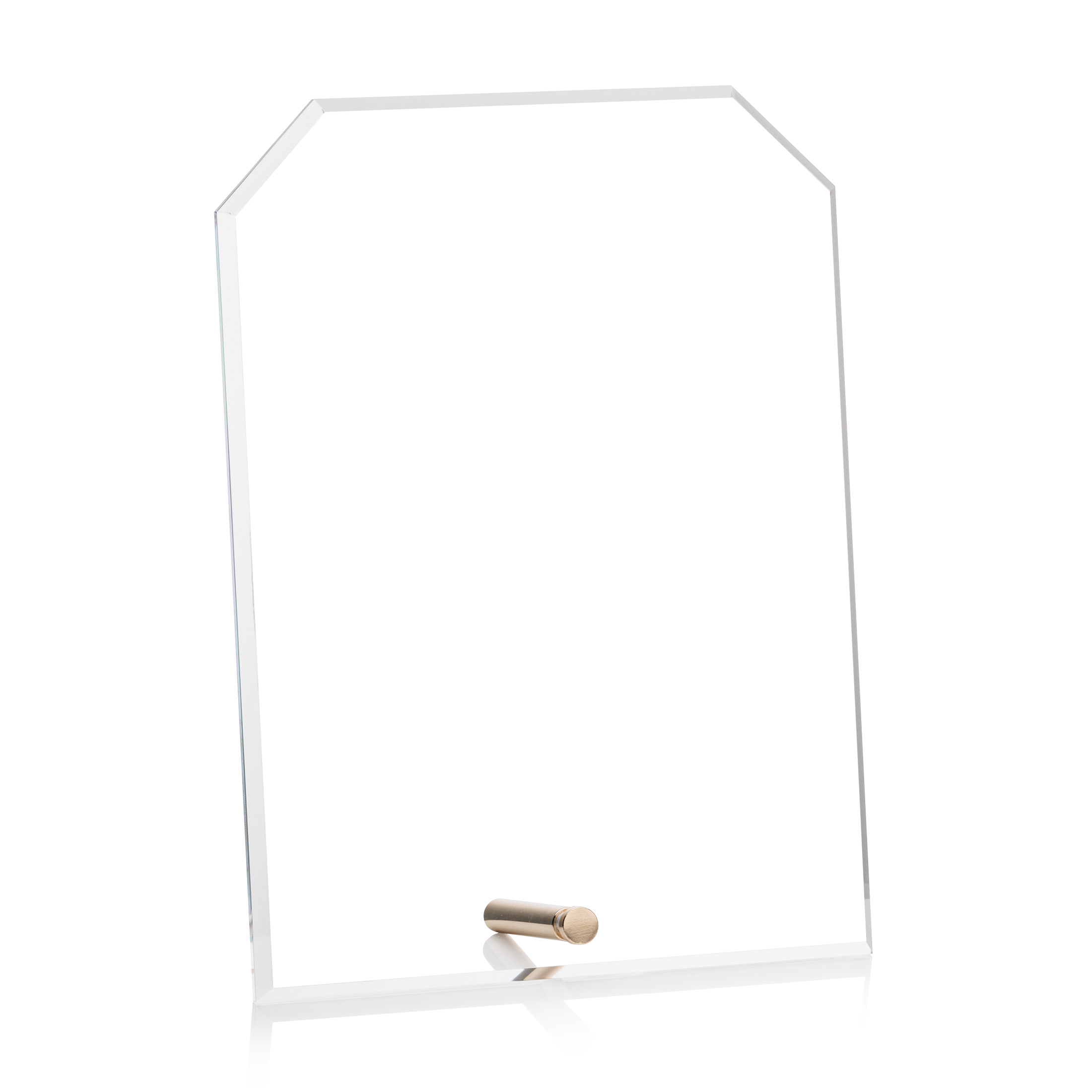 Polaris Clipped Rectangle Award - Gold 17
