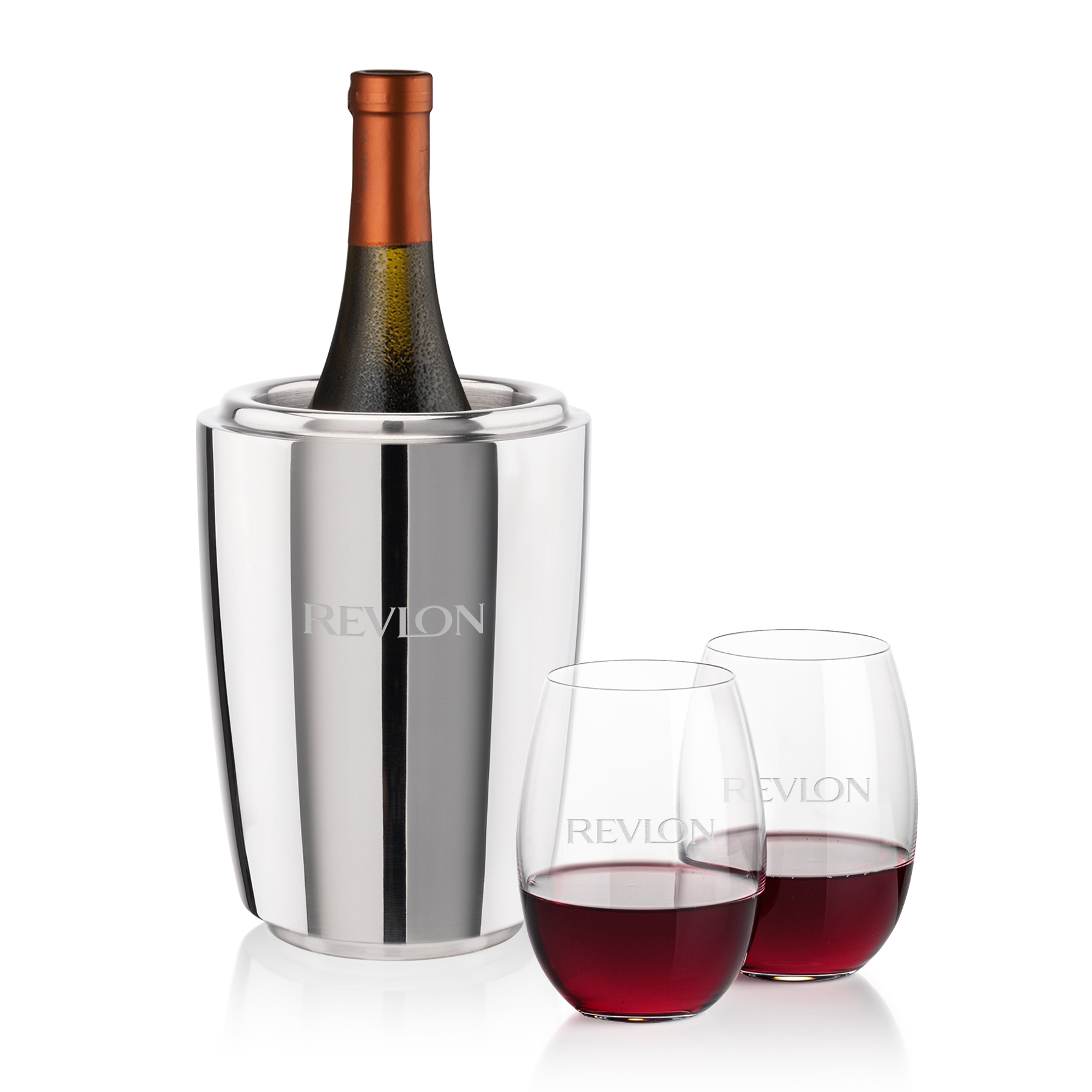 Wine Cooler Stemless Set, Carlita Set, Set of 3