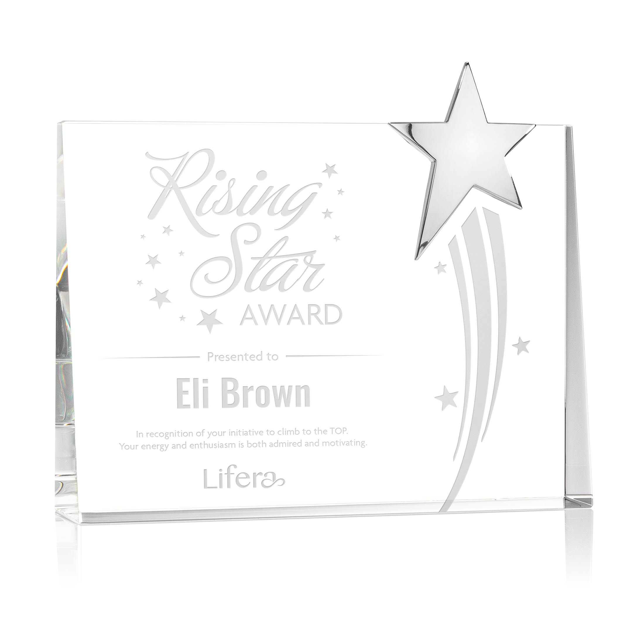 Deep Etch, Chrome, 8" x 7" x 1.875"