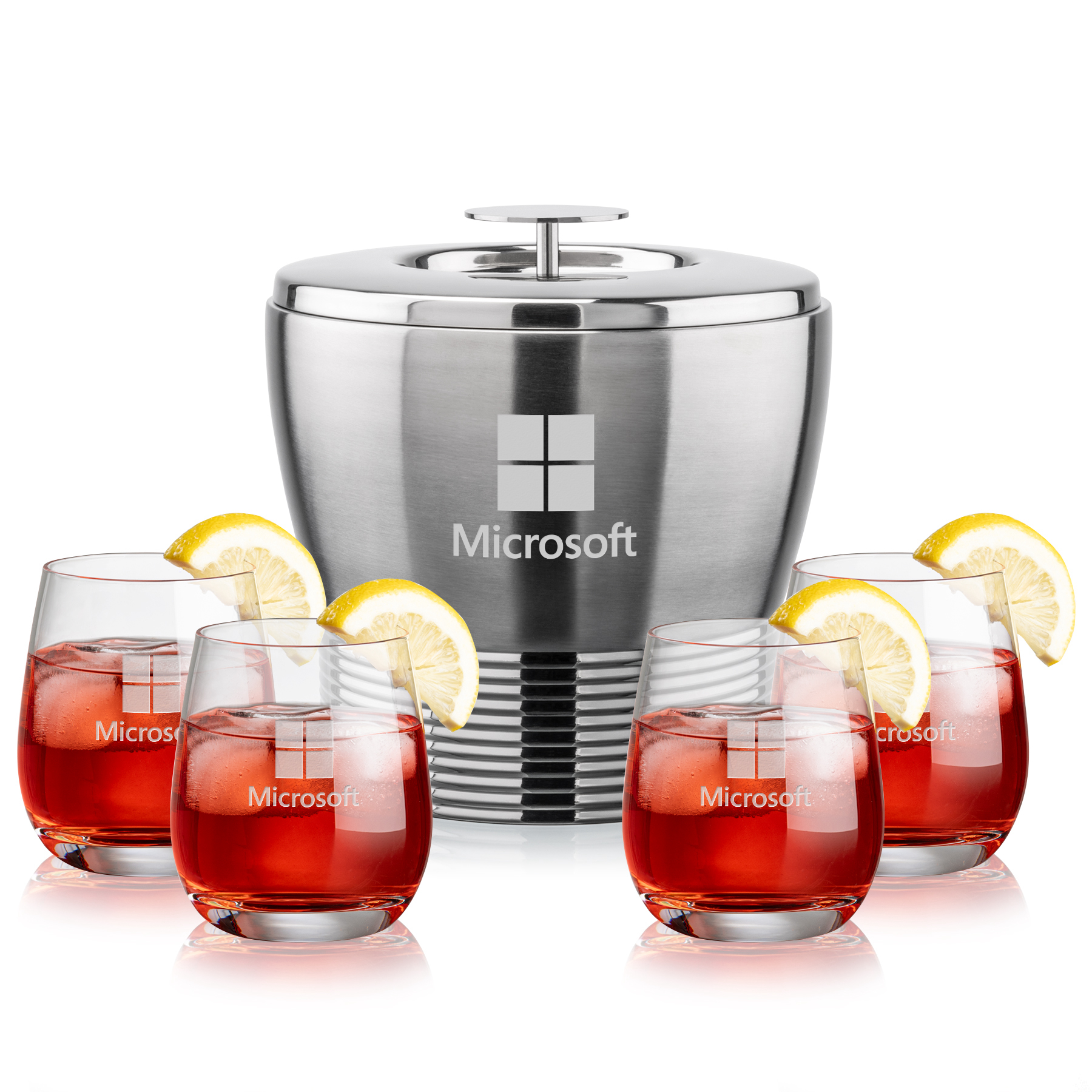 Ice Bucket OTR Set, Salem Set, Set of 5