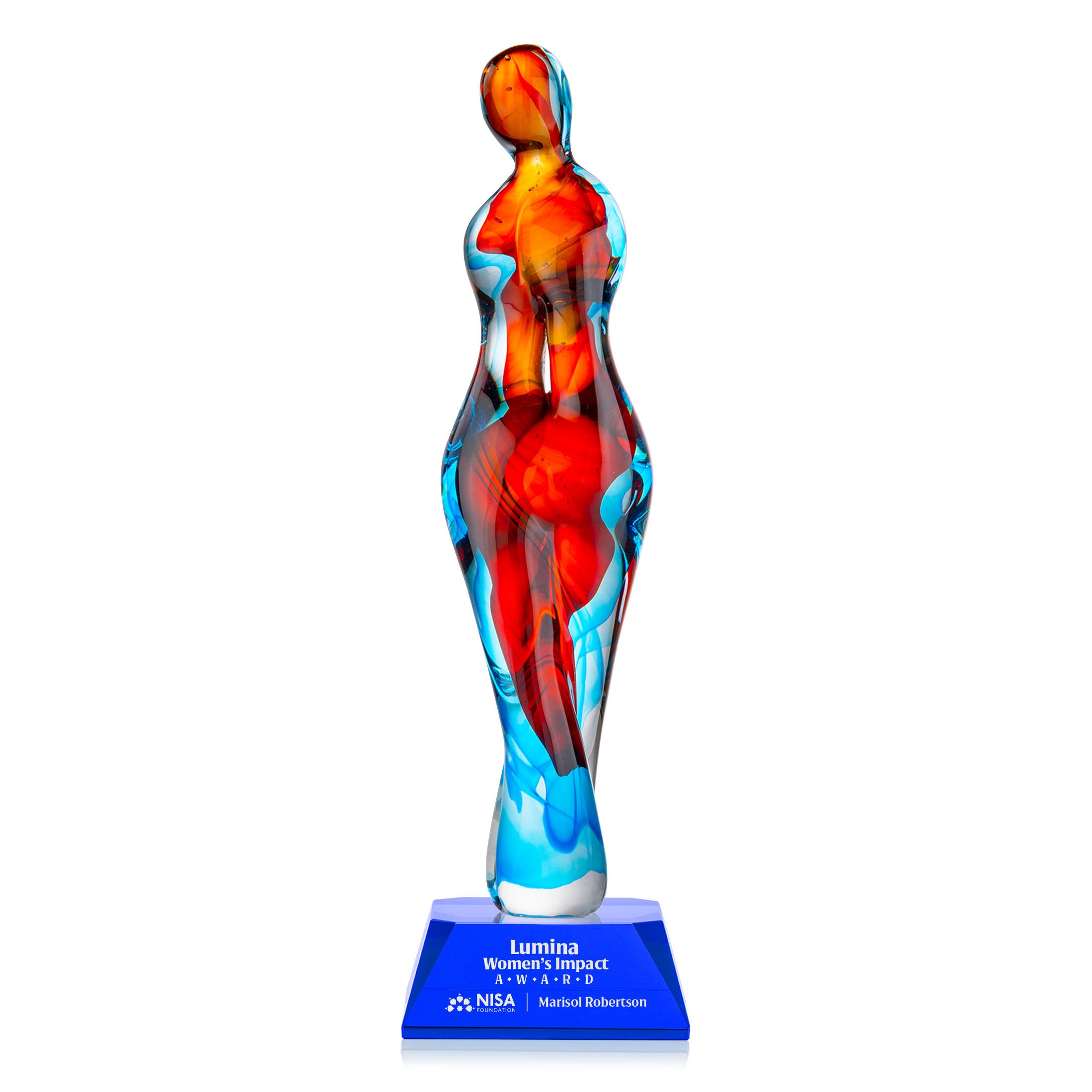 Sheffield Base, Blue, 5" x 18" x 5"