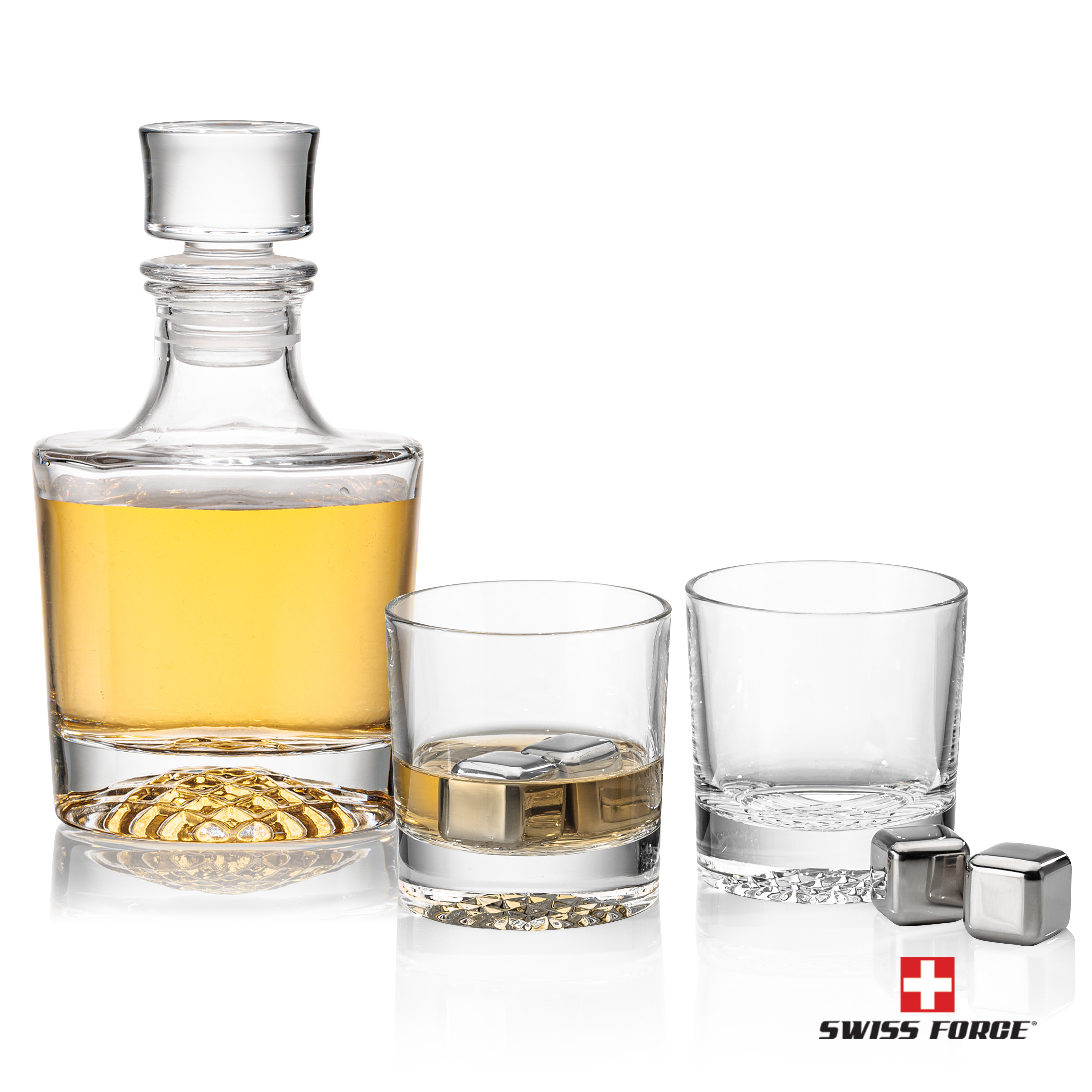 Buxton Decanter Set & Ice Cubes