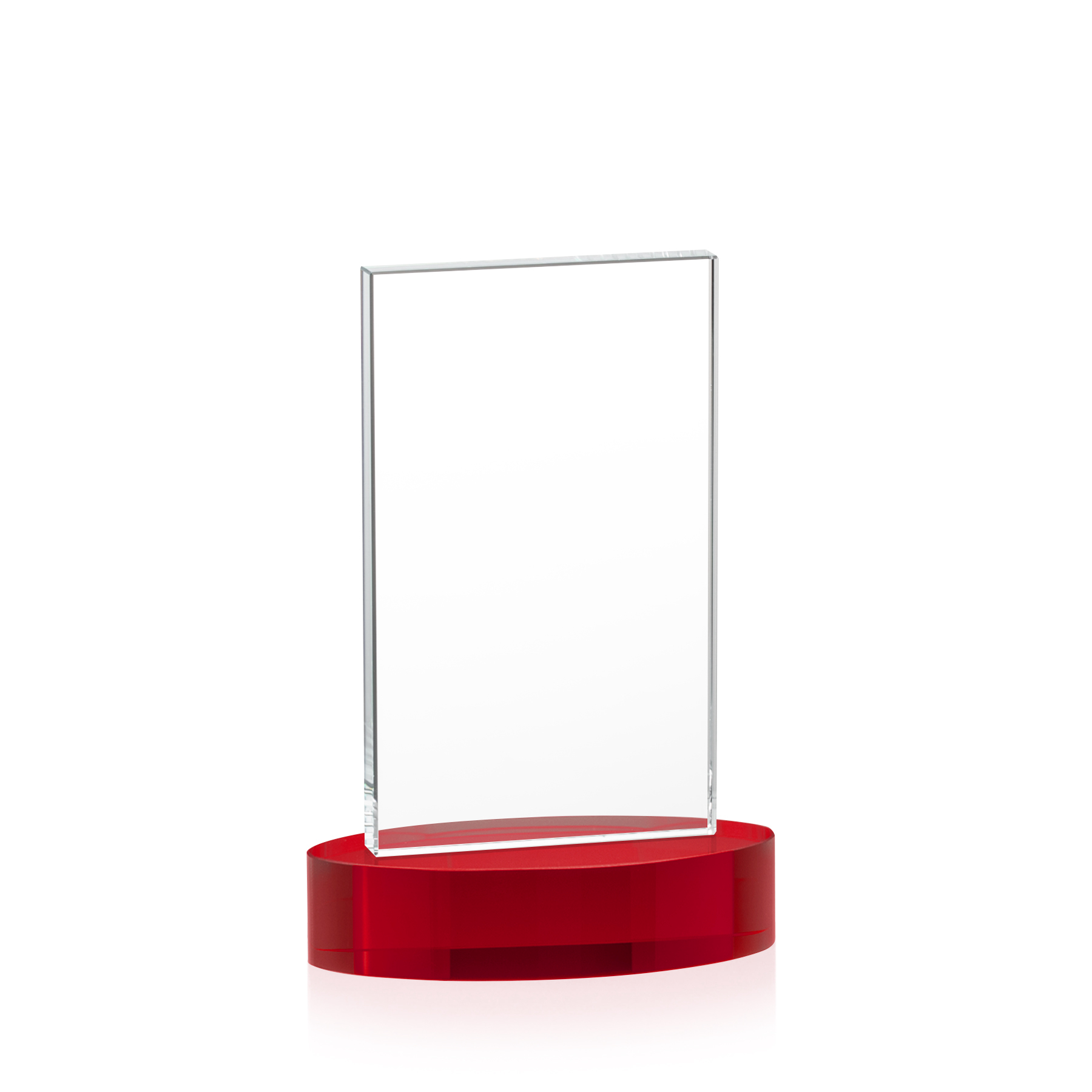 Heathrow VividPrint™ Award on Alberton Base - Red 4