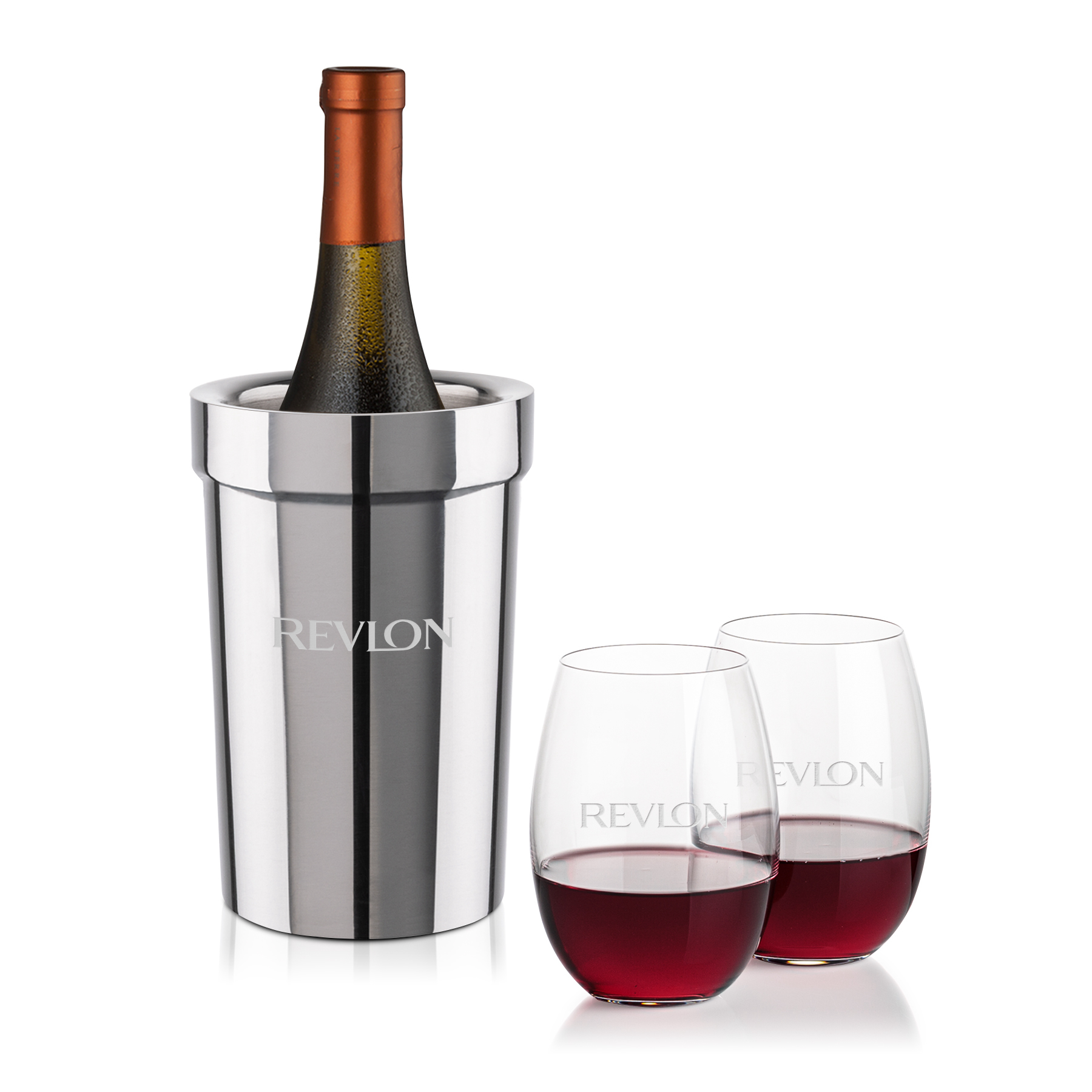 Wine Cooler Stemless Set, Carlita Set, Set of 3