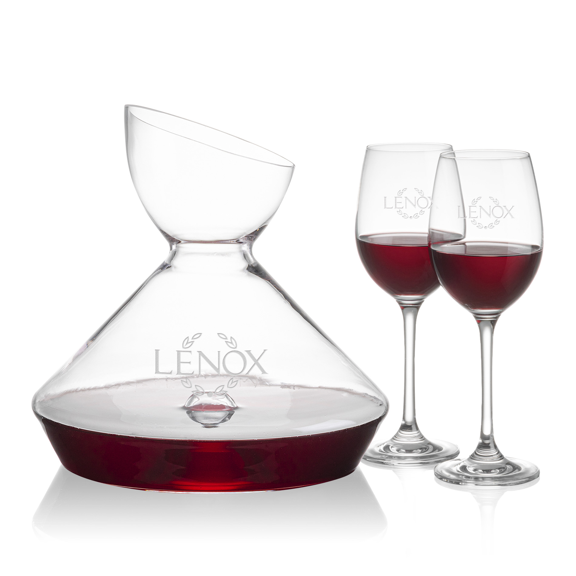 Stemmed Set, Burlington Wine Set, Carafe & 2 Wine