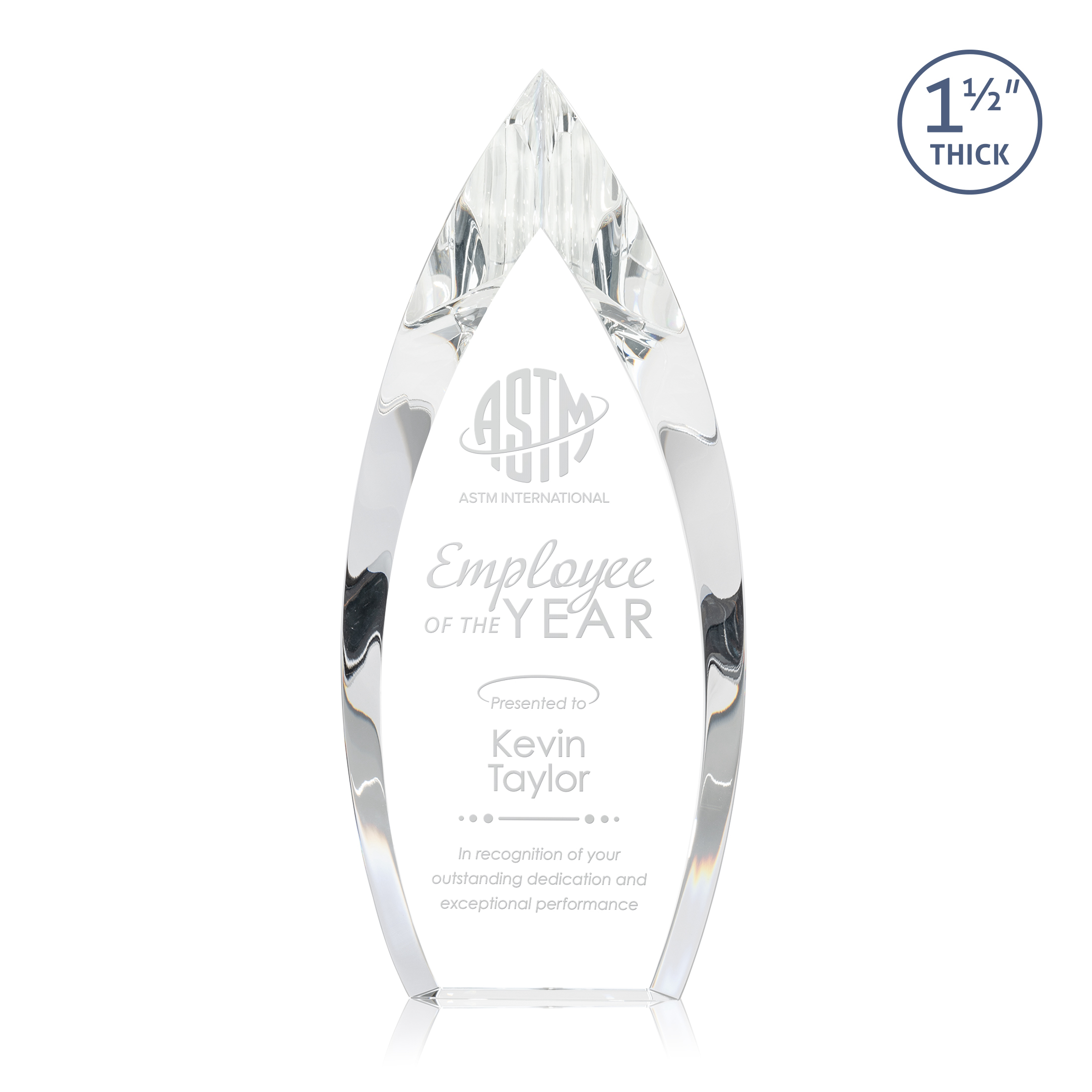 Deep Etch, No Base, 6.25" x 14" x 1.375"