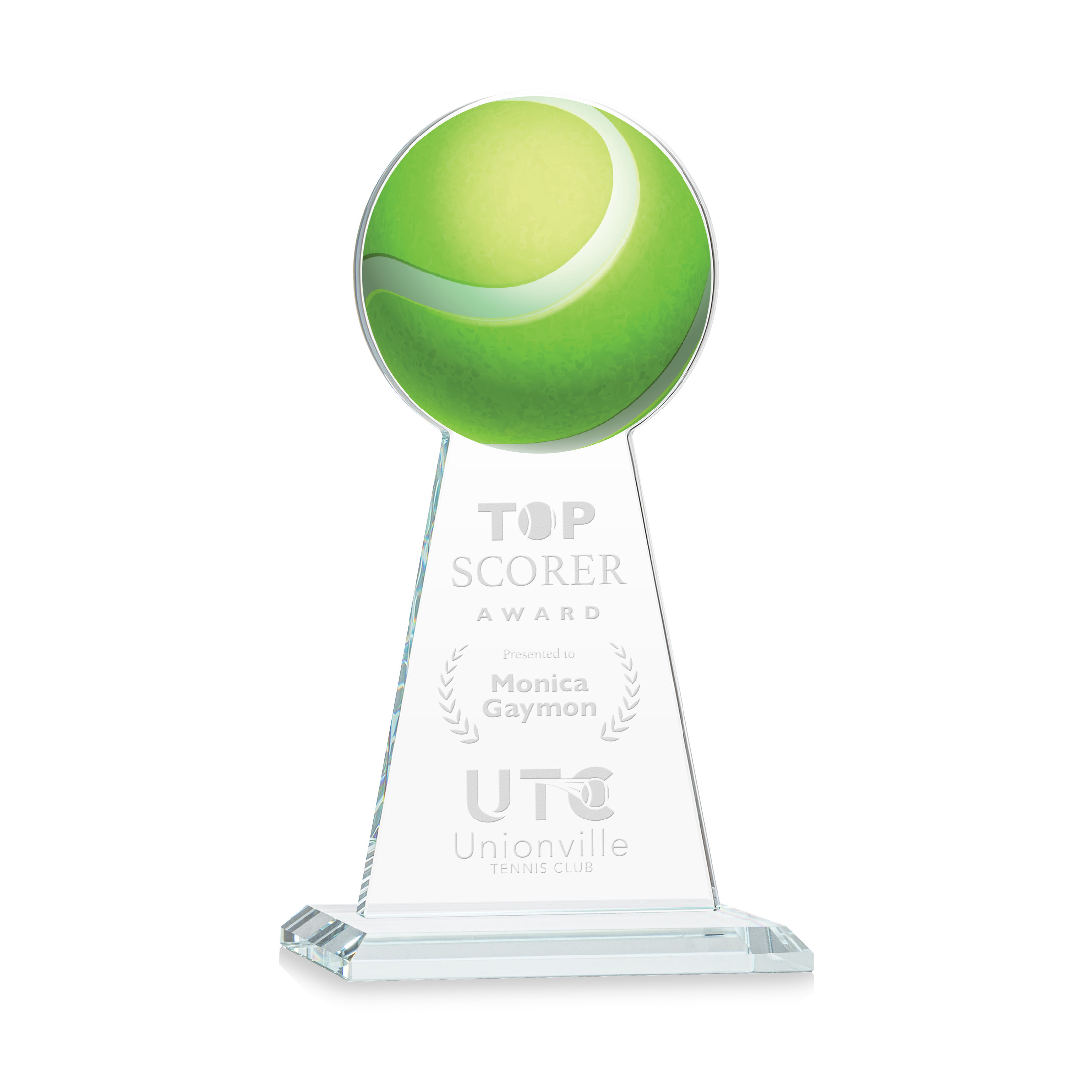 Deep Etch, Clear, 5" x 9.5" x 3"