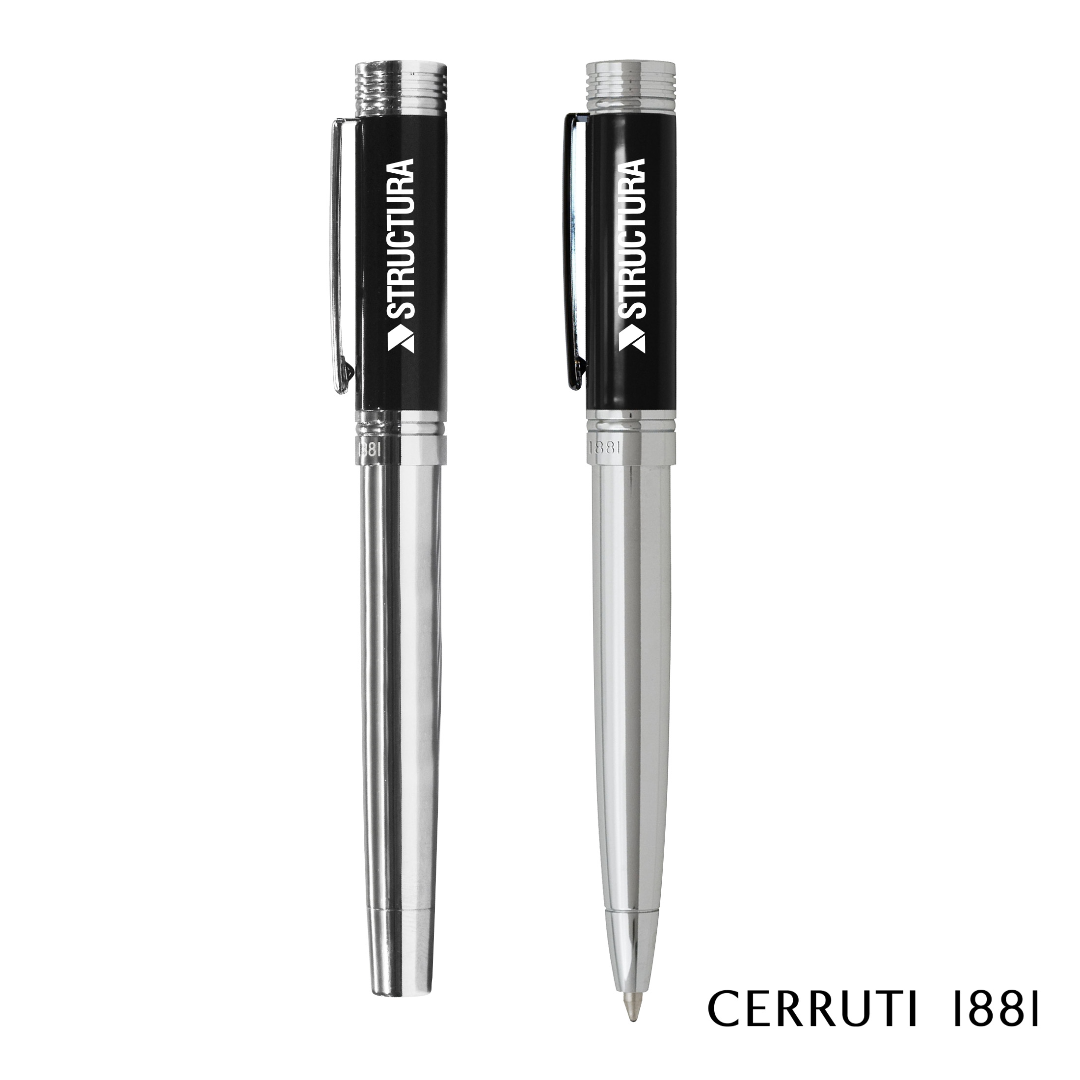 Cerruti 1881® Zoom Classic Ballpoint Pen & Fountain Pen Set