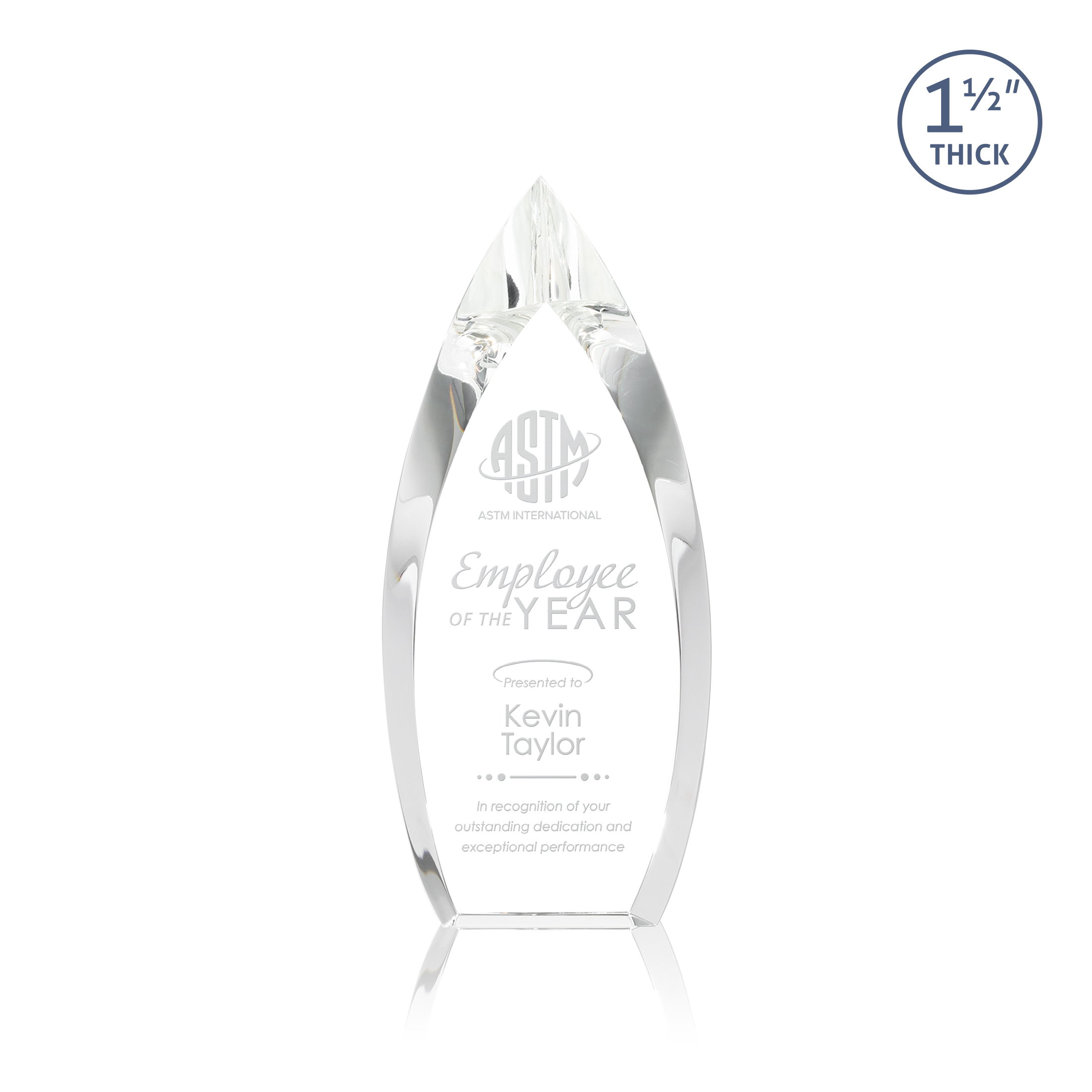 Deep Etch, No Base, 4.375" x 10" x 1.375"