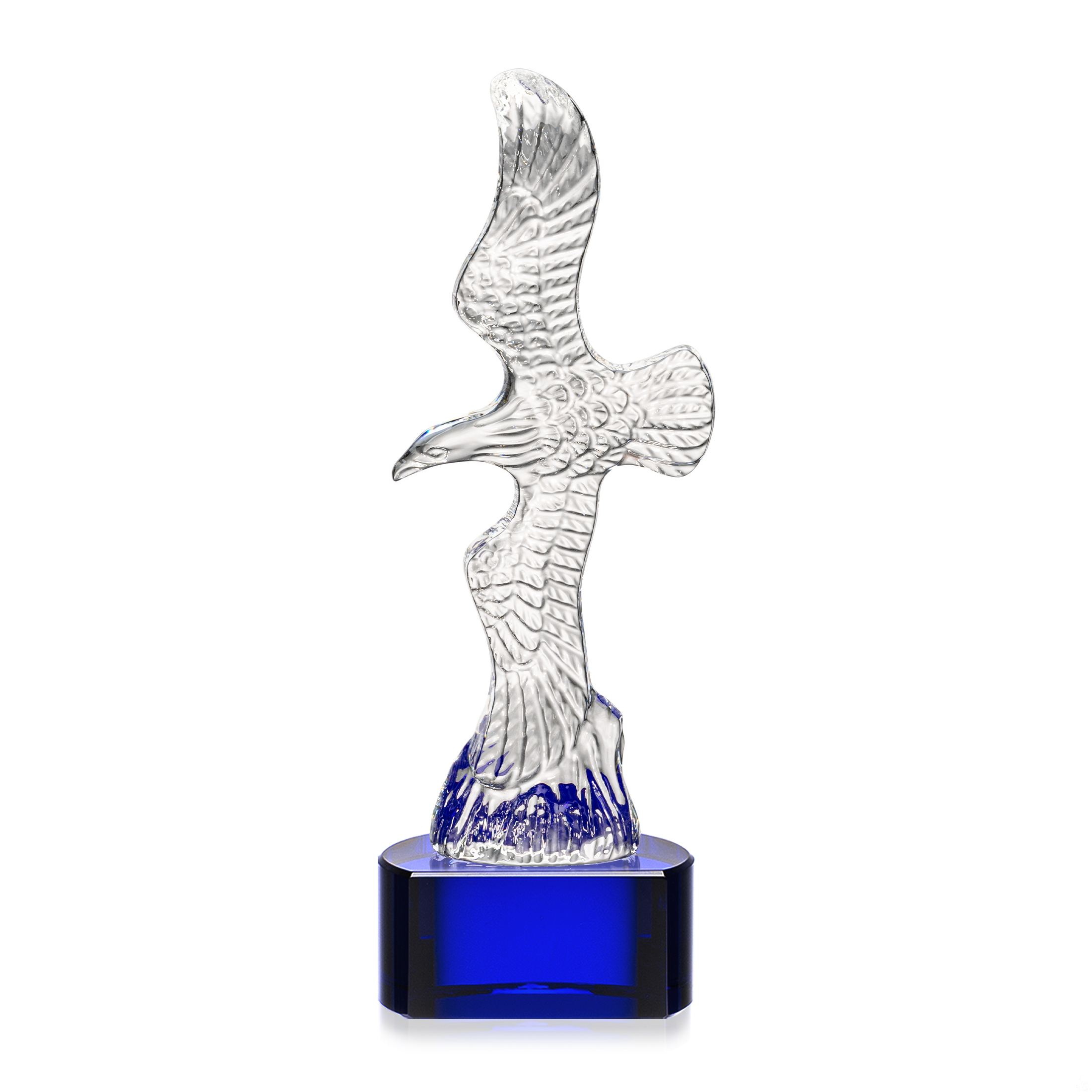 Staffordshire Eagle on Paragon Base - Blue