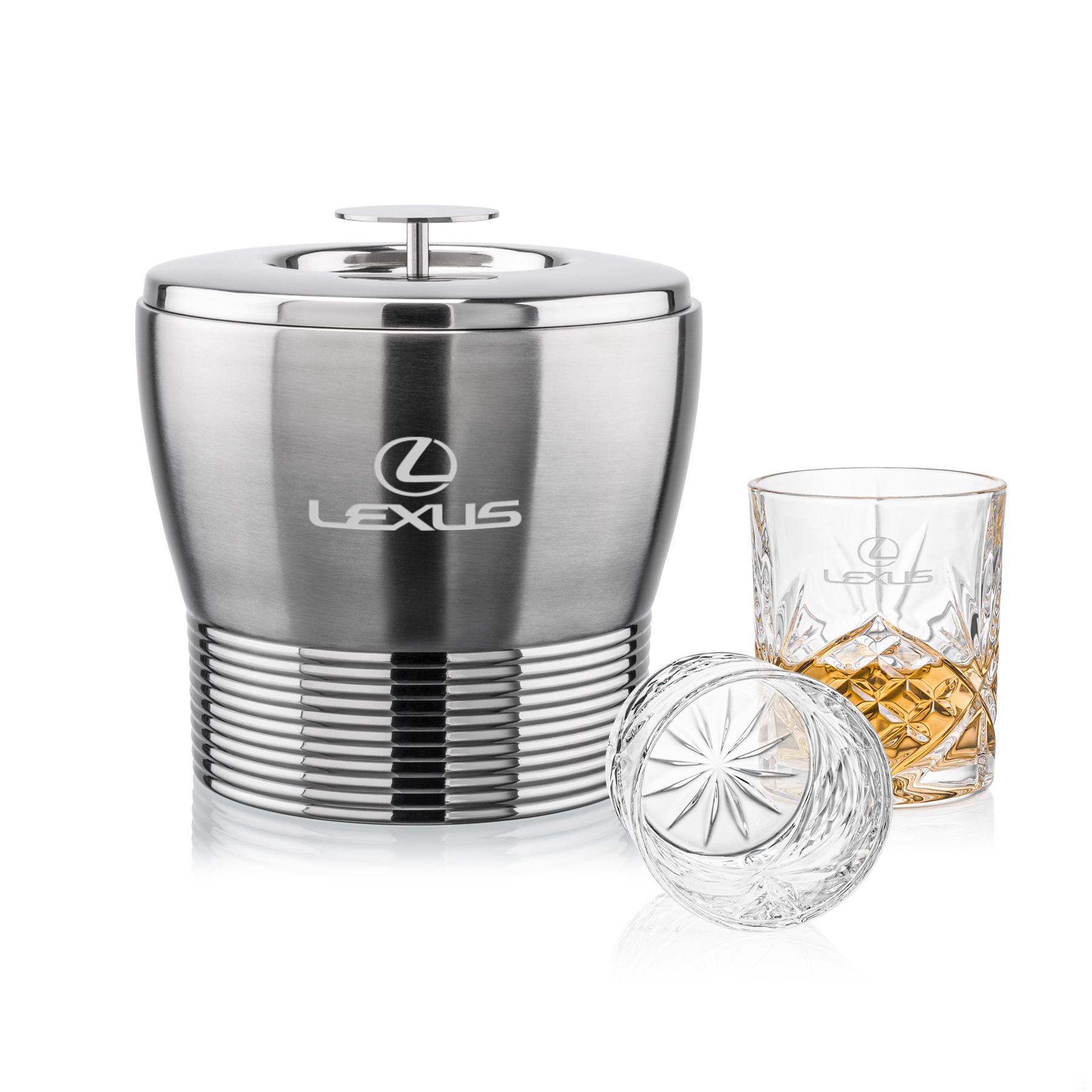 Ice Bucket OTR Set, Brinkley Set, Set of 3