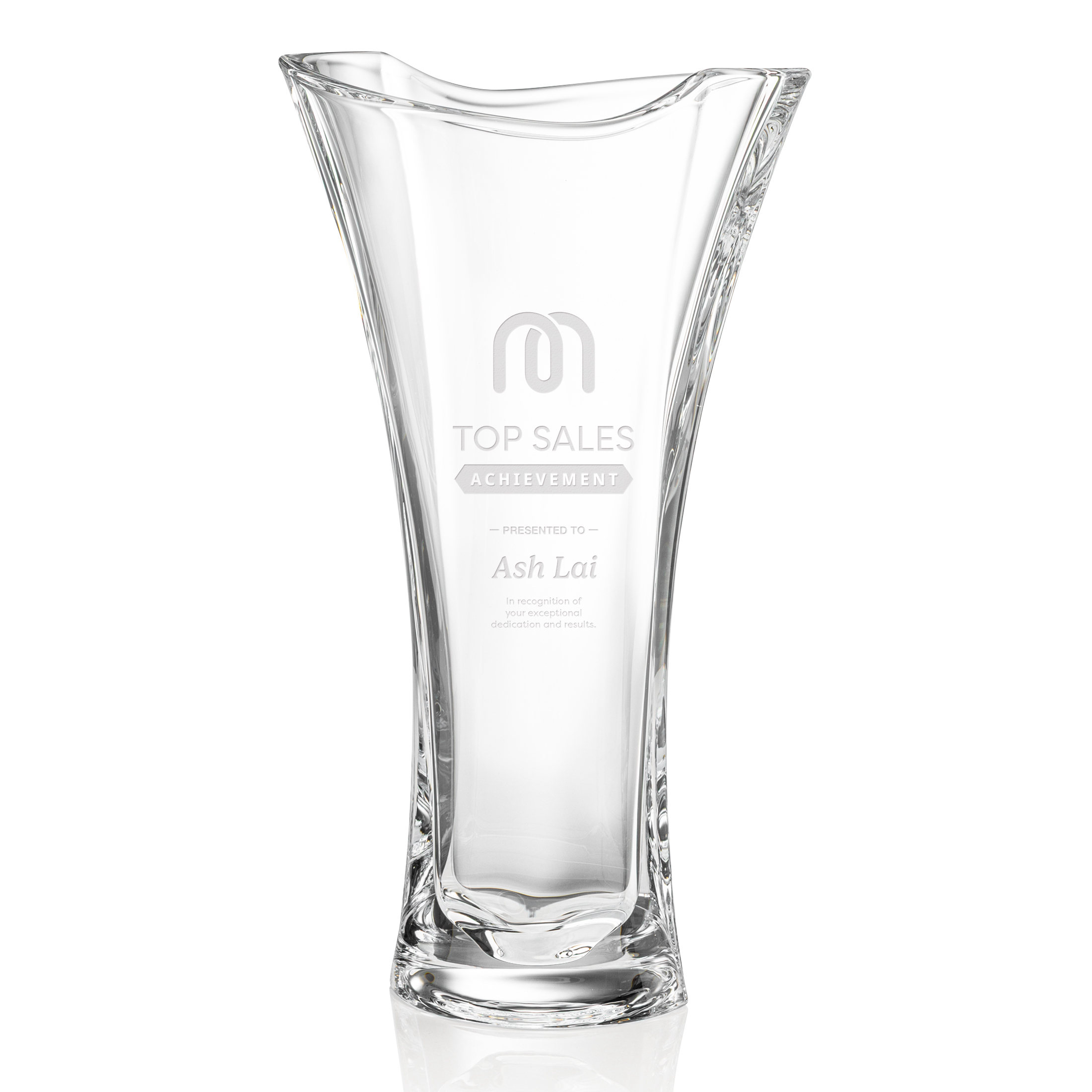 Flared, 6.69" x 12" x 4.5"