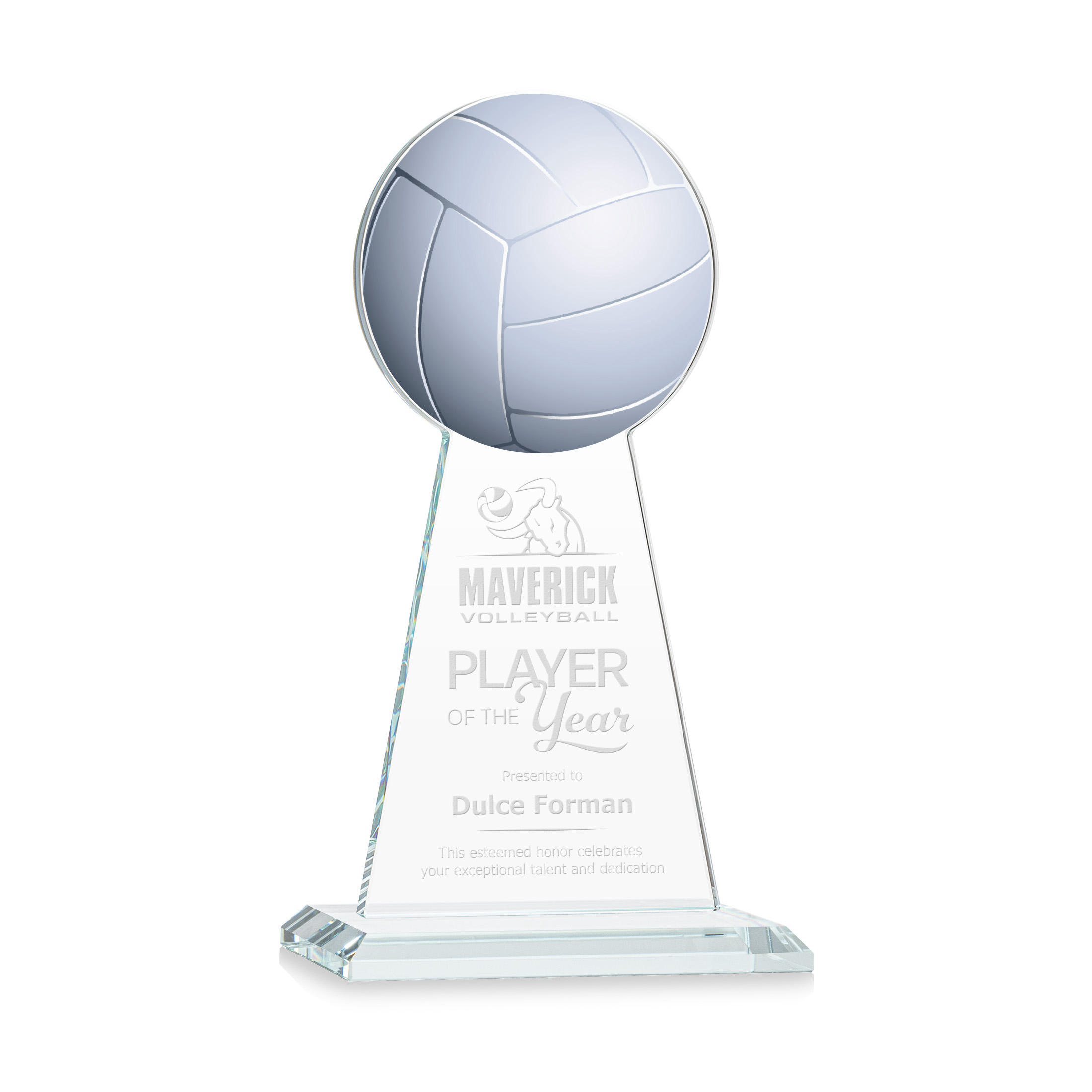 Deep Etch, Clear, 5" x 9.5" x 3"