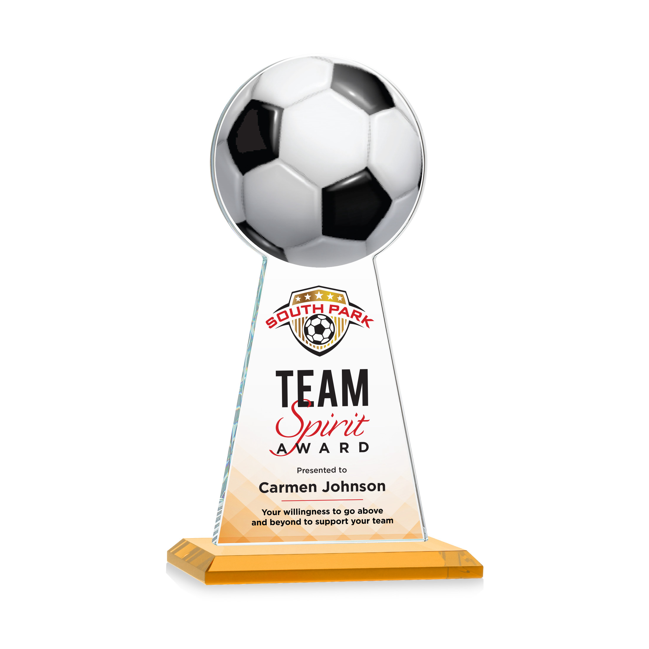 Edenwood Soccer VividPrint™ Award - Amber 17
