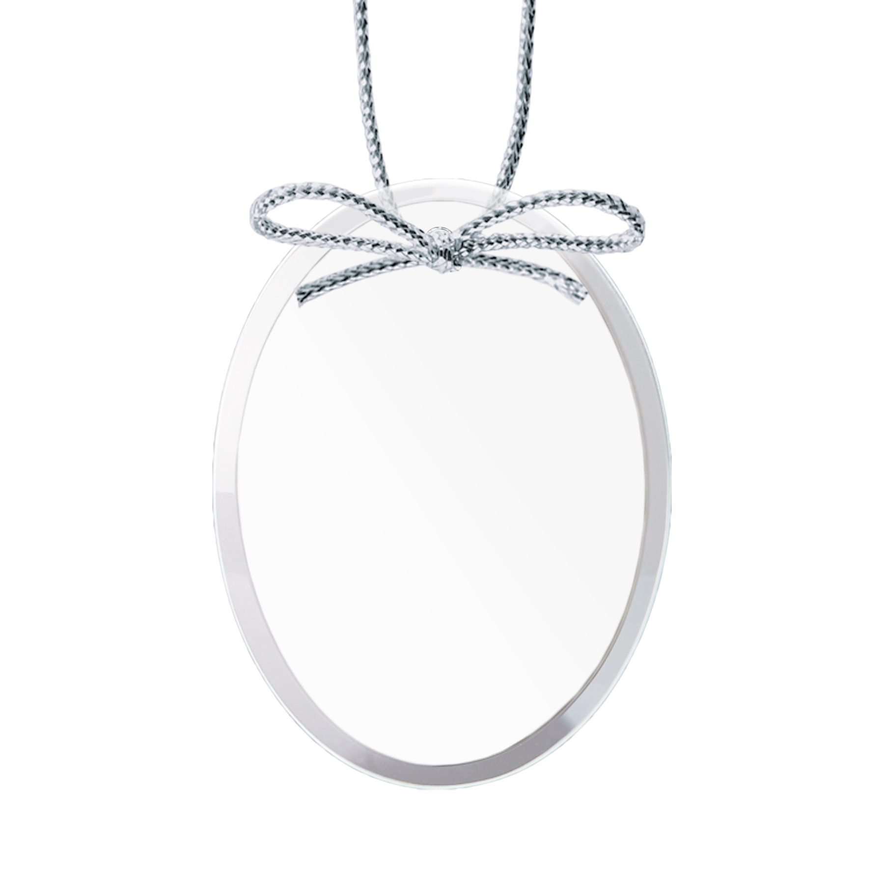 Starfire Ornament - Oval Imprinted