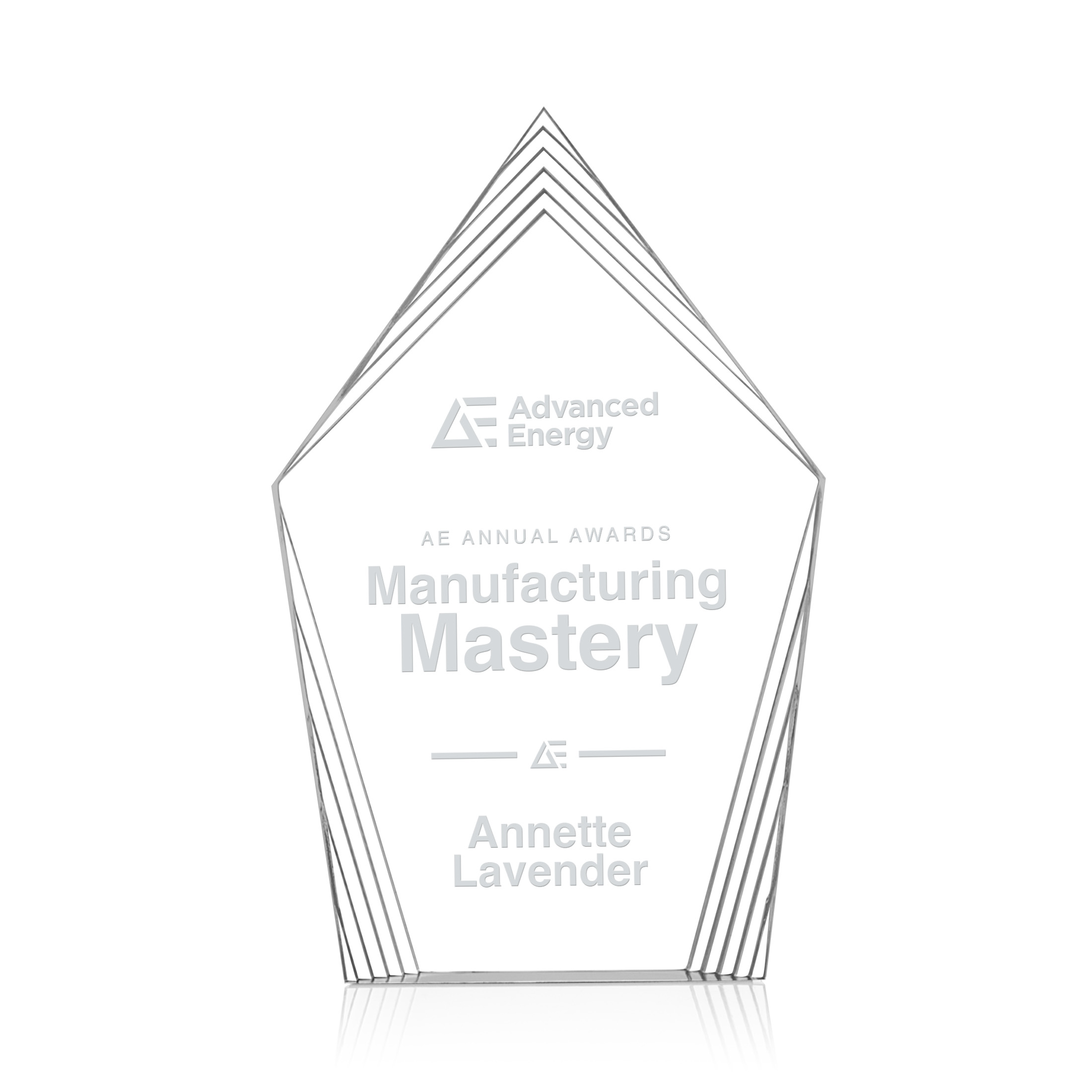 Laser Engraving, Clear, 4.5" x 7" x 1"