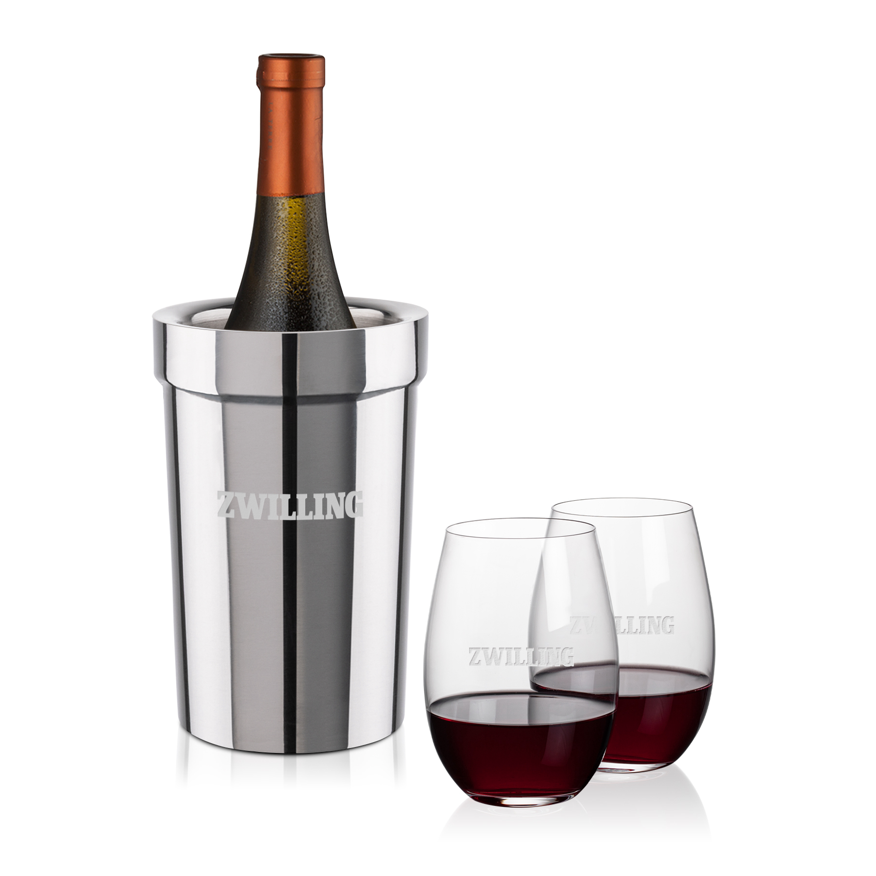 Wine Cooler Stemless Set, Laurent Set, Set of 3
