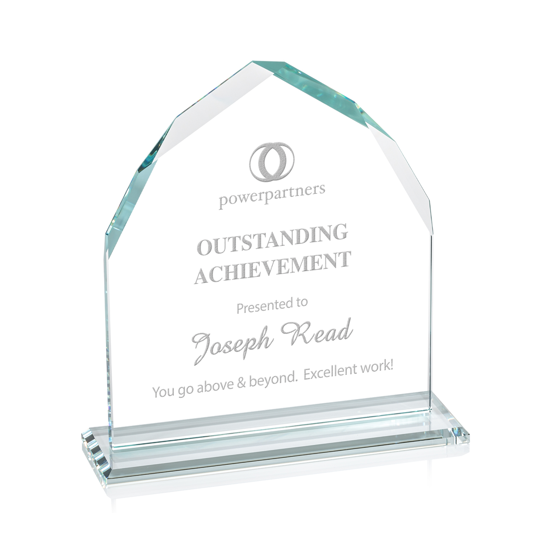 Deep Etch, Clear, 9" x 9.5" x 3"