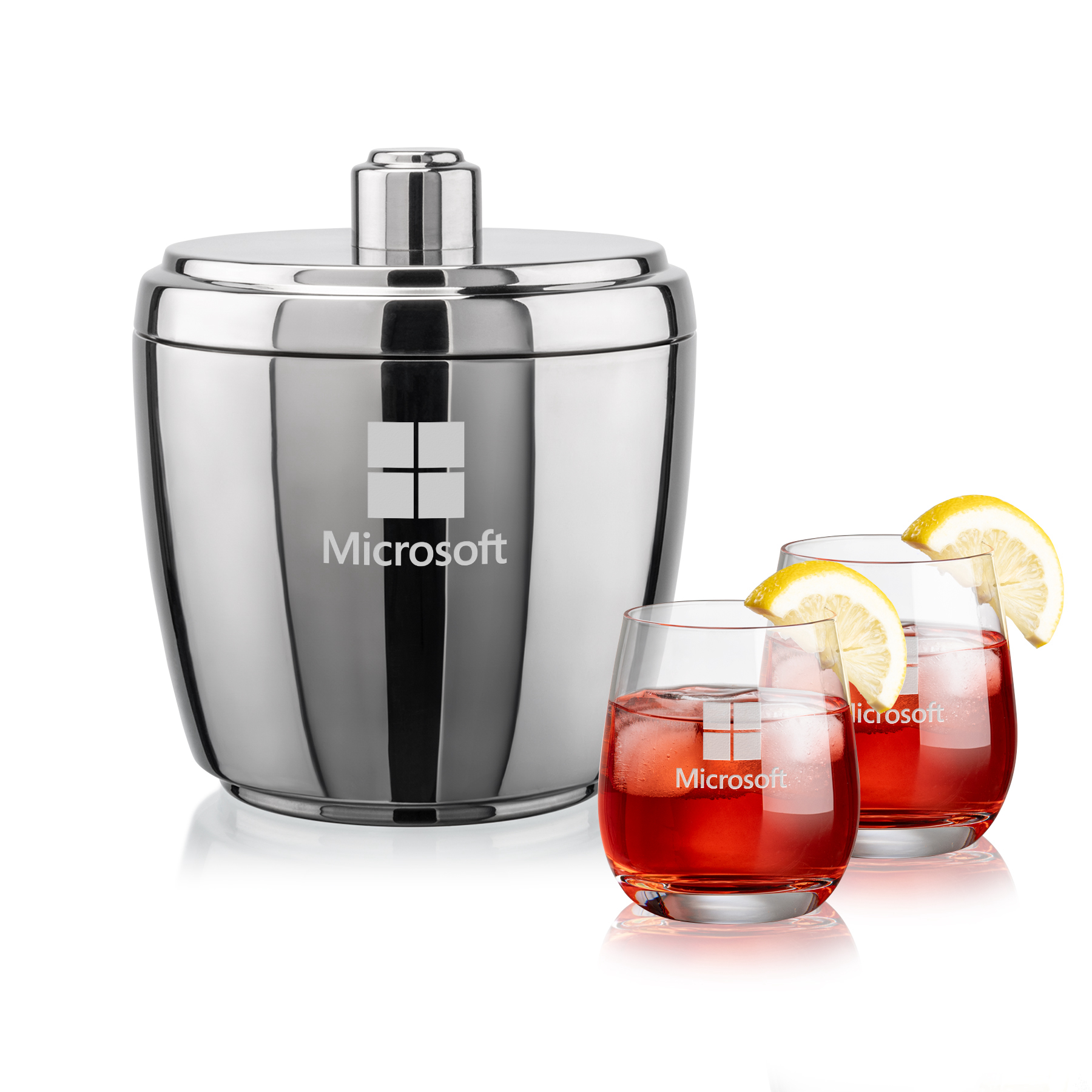 Ice Bucket OTR Set, Salem Set, Set of 3