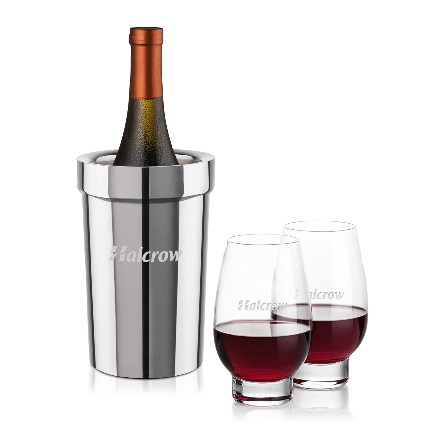 Wine Cooler Stemless Set, Glenarden Set, Set of 3